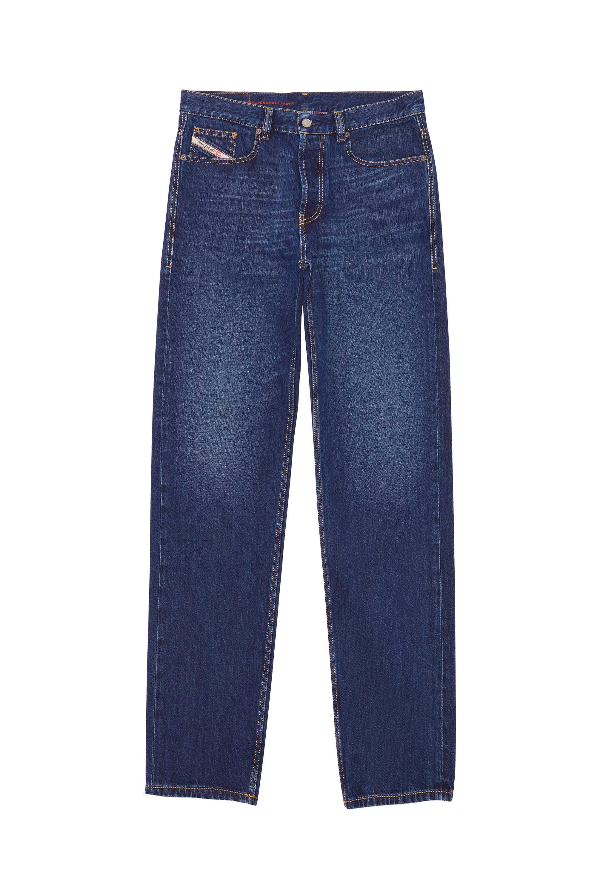 2010 09B96 Straight Jeans, Bleu Foncé - Jeans