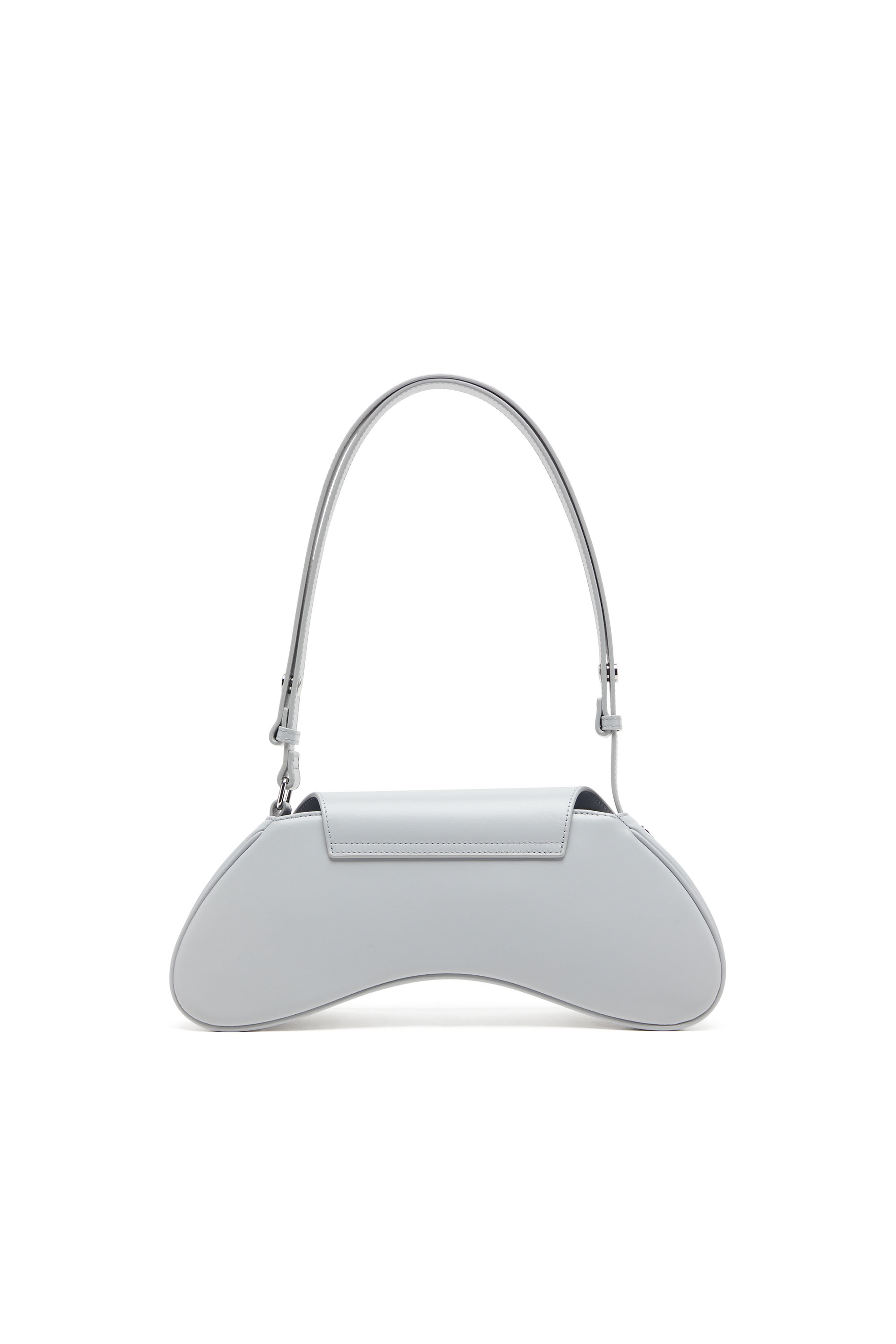 Diesel - PLAY CROSSBODY, Play-Borsa crossbody in pelle semilucida Donna in Grigio - 2
