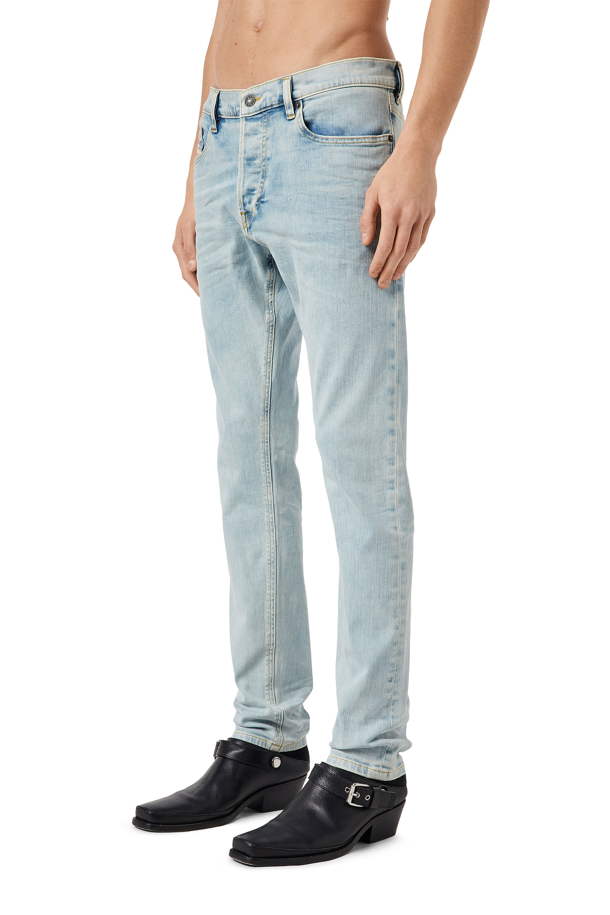 Diesel - D-Luster 0GDAM Slim Jeans, Blu Chiaro - Image 4