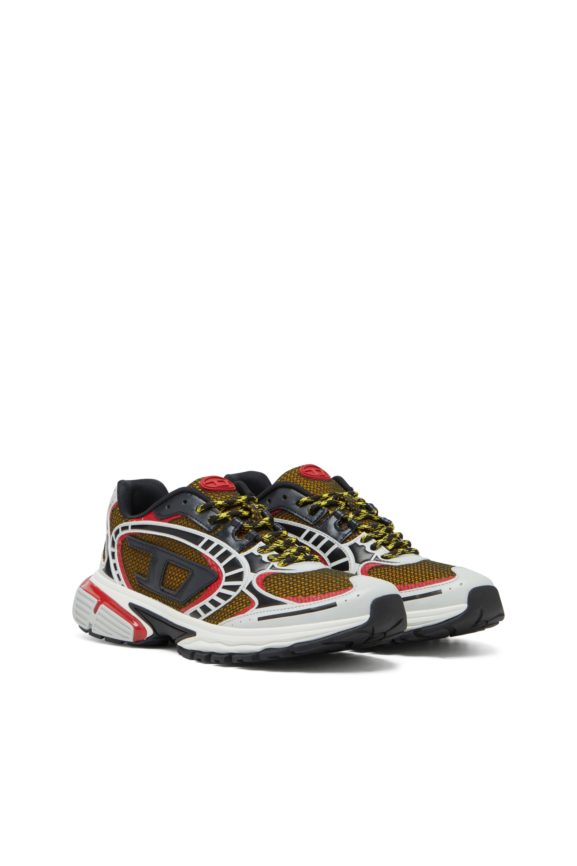 Diesel - S-PRO-V-DENSE LOW, S-Pro-V-Dense-Sneakers en mesh avec logo Oval D Homme in Polychrome - 2