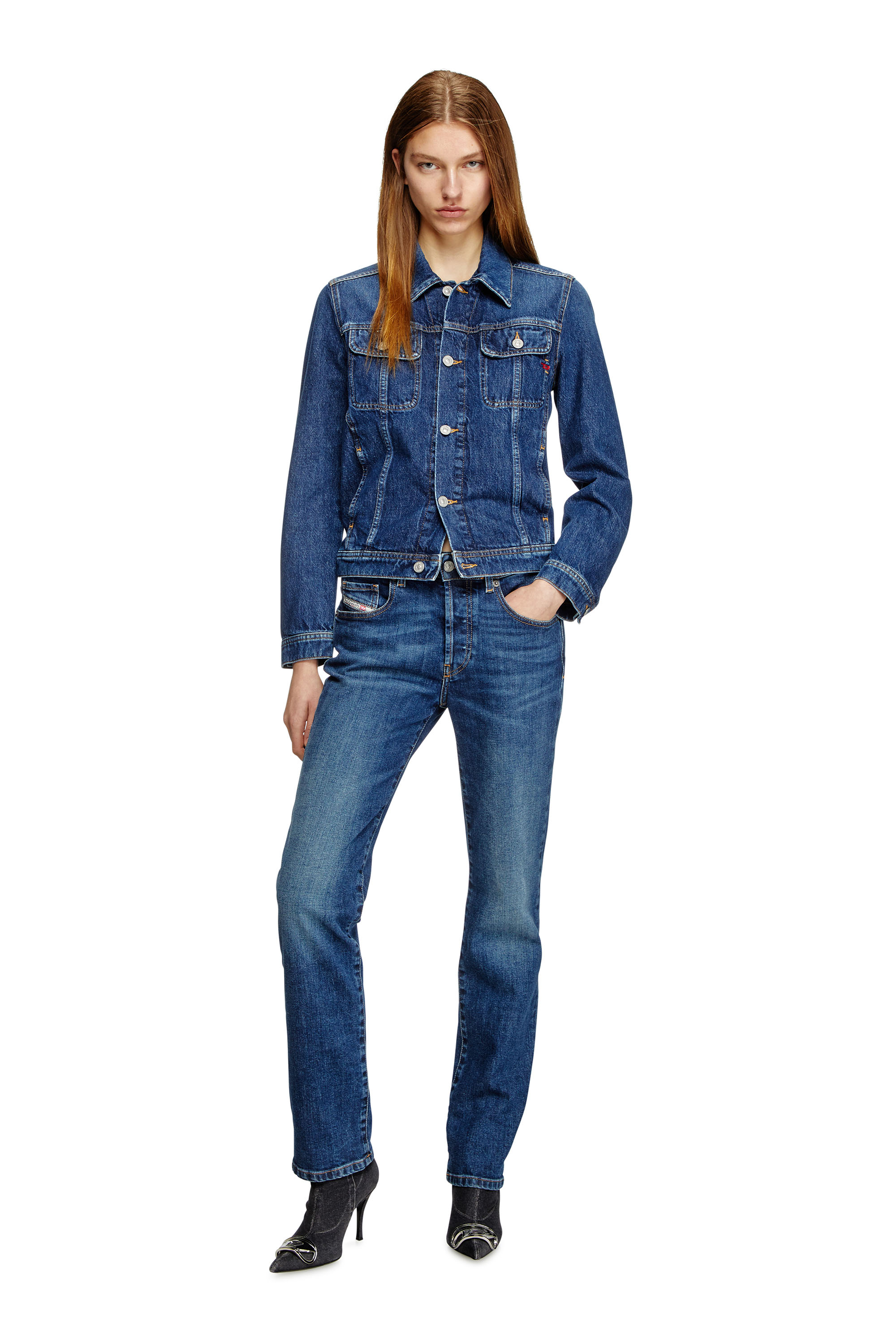 Diesel - DE-BONNY, Giacca trucker in denim Donna in Blu - 2