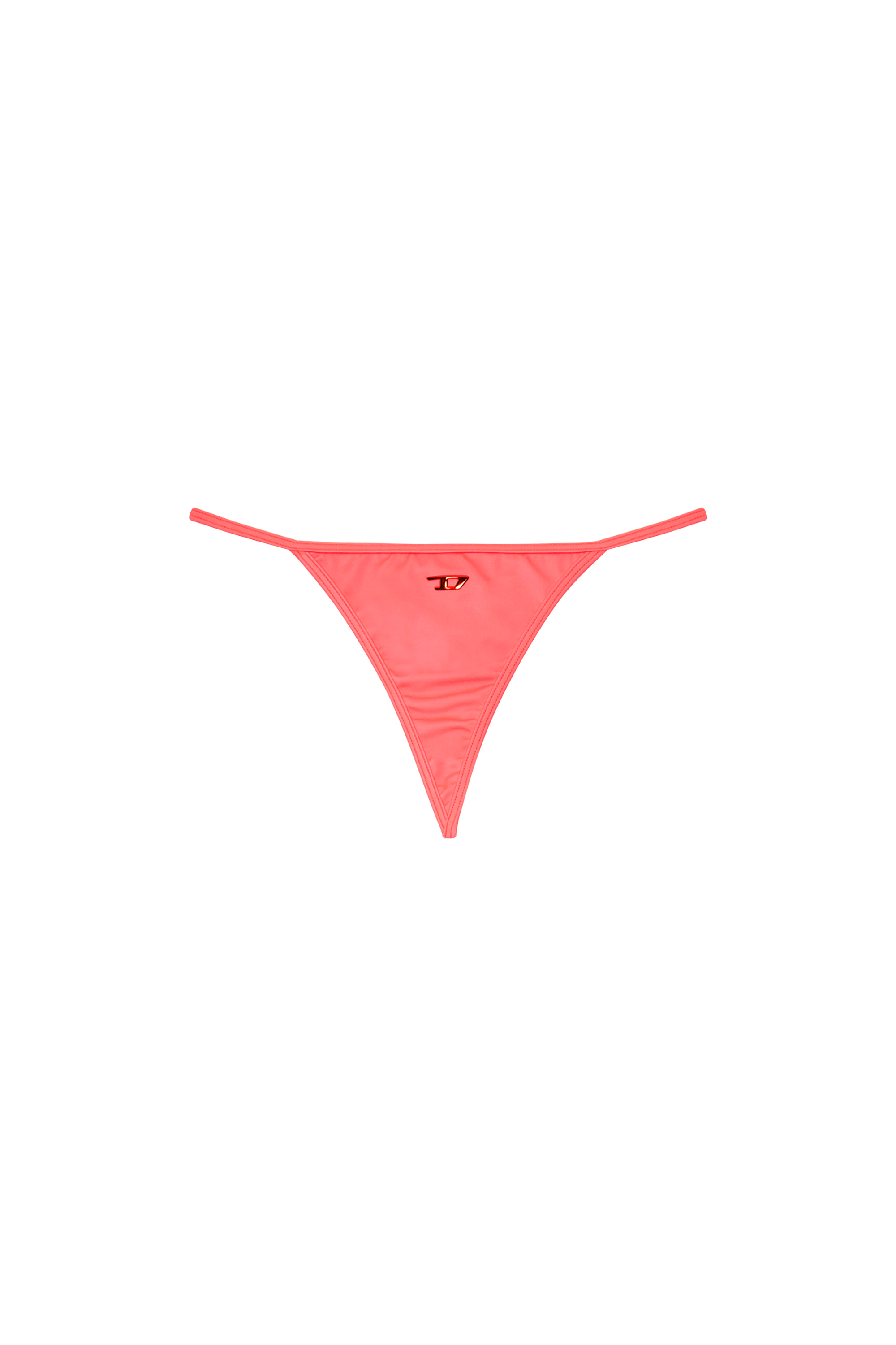 Diesel - BFST-HELENA, Femme Bas de bikini string fluo avec logo D in Rose - Image 4