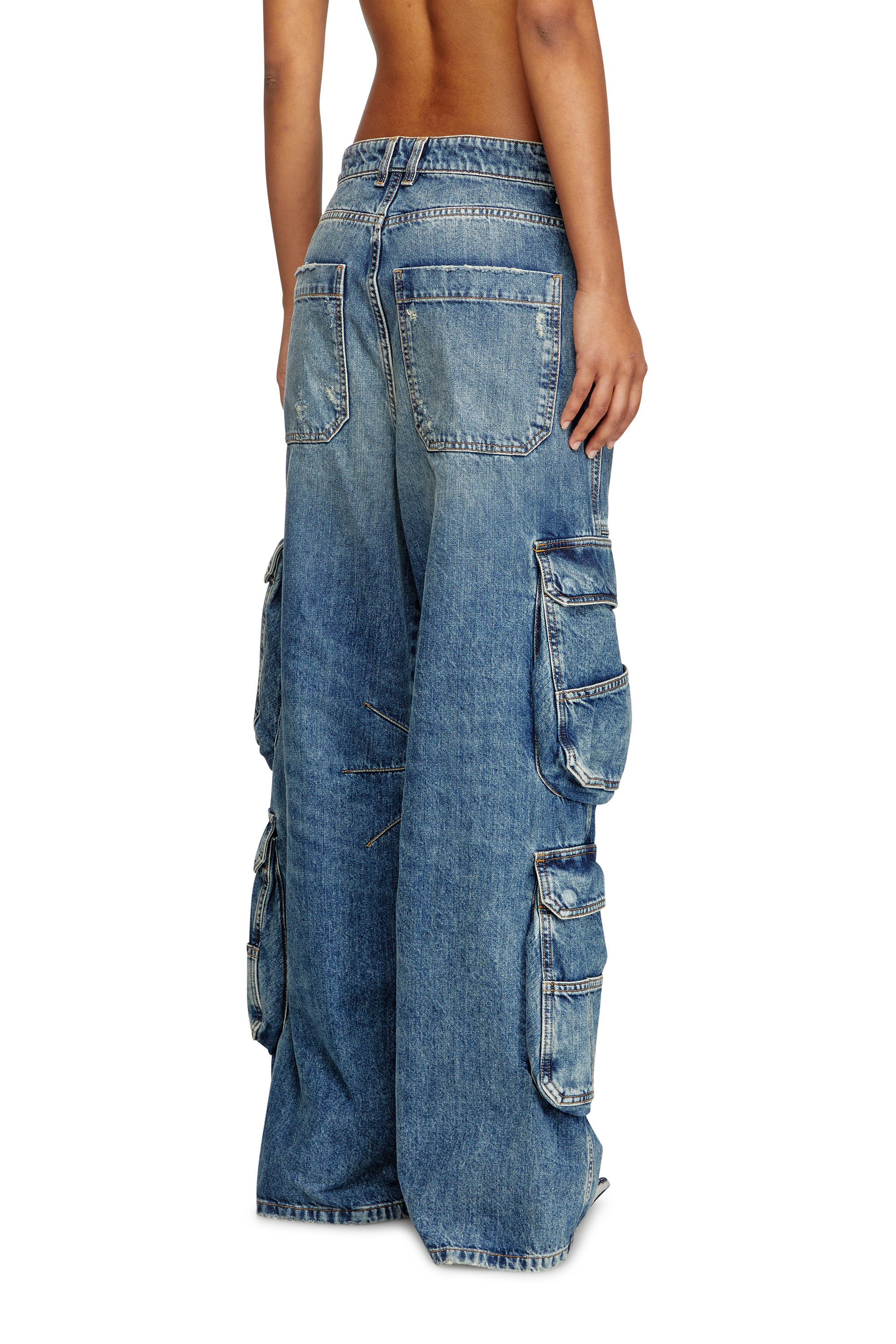 Diesel - Relaxed Jeans 1996 D-Sire 0NLAX Femme, Bleu moyen - Image 1