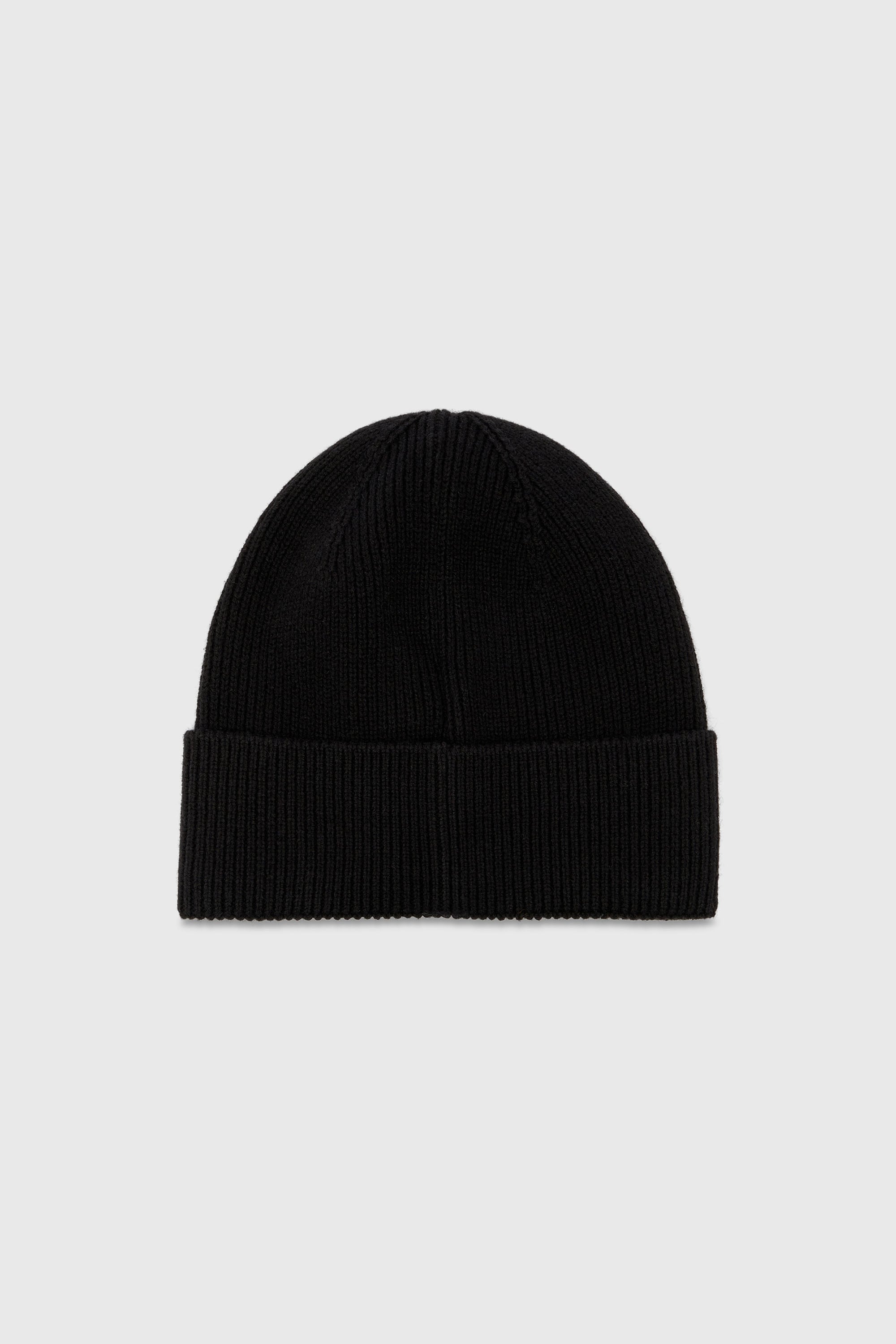 Diesel - K-CODER-FULLY B, Unisex Gerippte Beanie-M&uuml;tze mit D-Stickerei in Schwarz - 2