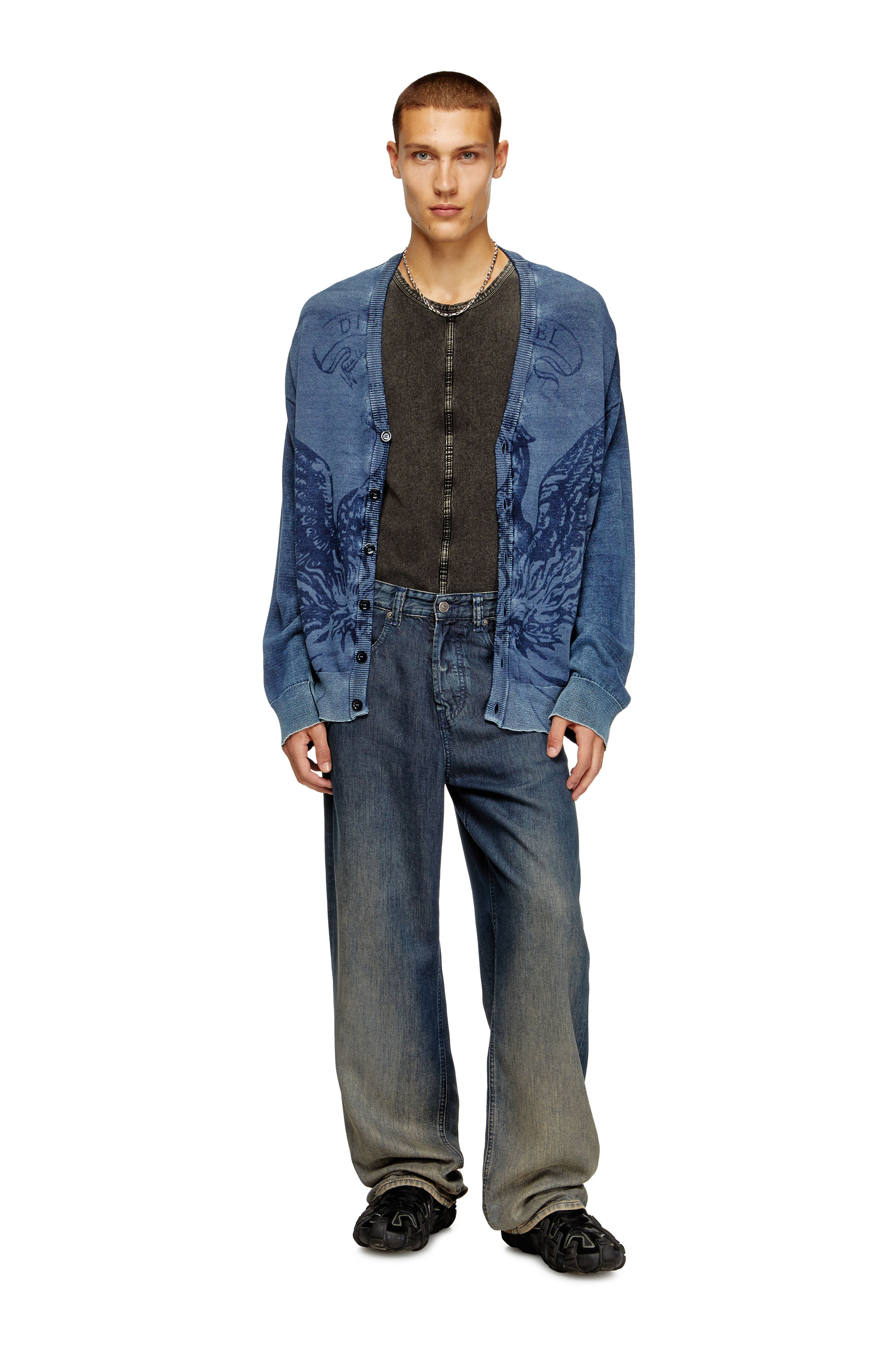 Diesel - Herren Relaxed Jeans 2001 D-Macro 068TD, Dunkelblau - 2