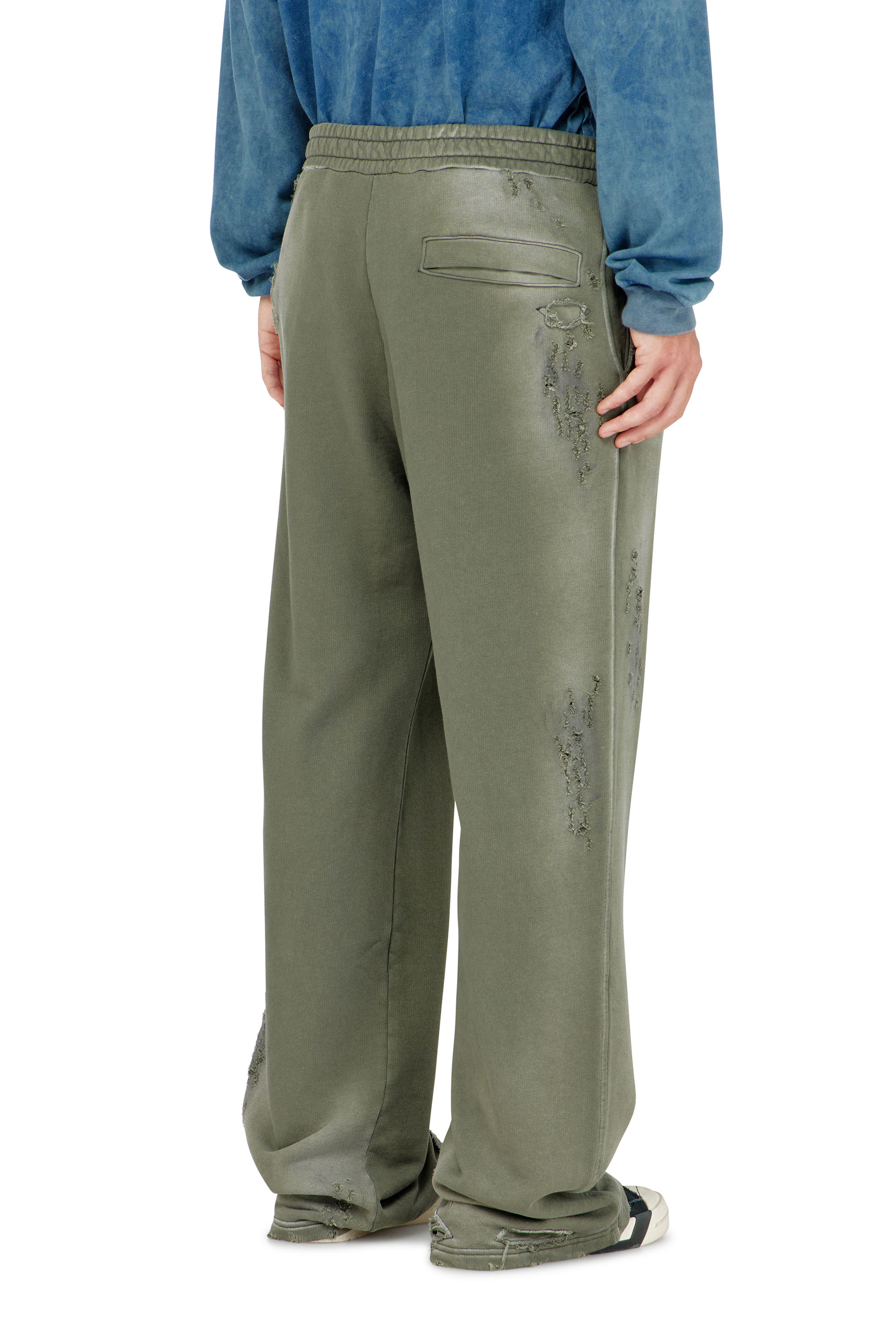 Diesel - P-KEITH, Herren Sweatpants aus Baumwolle mit destroyed look in null - 3