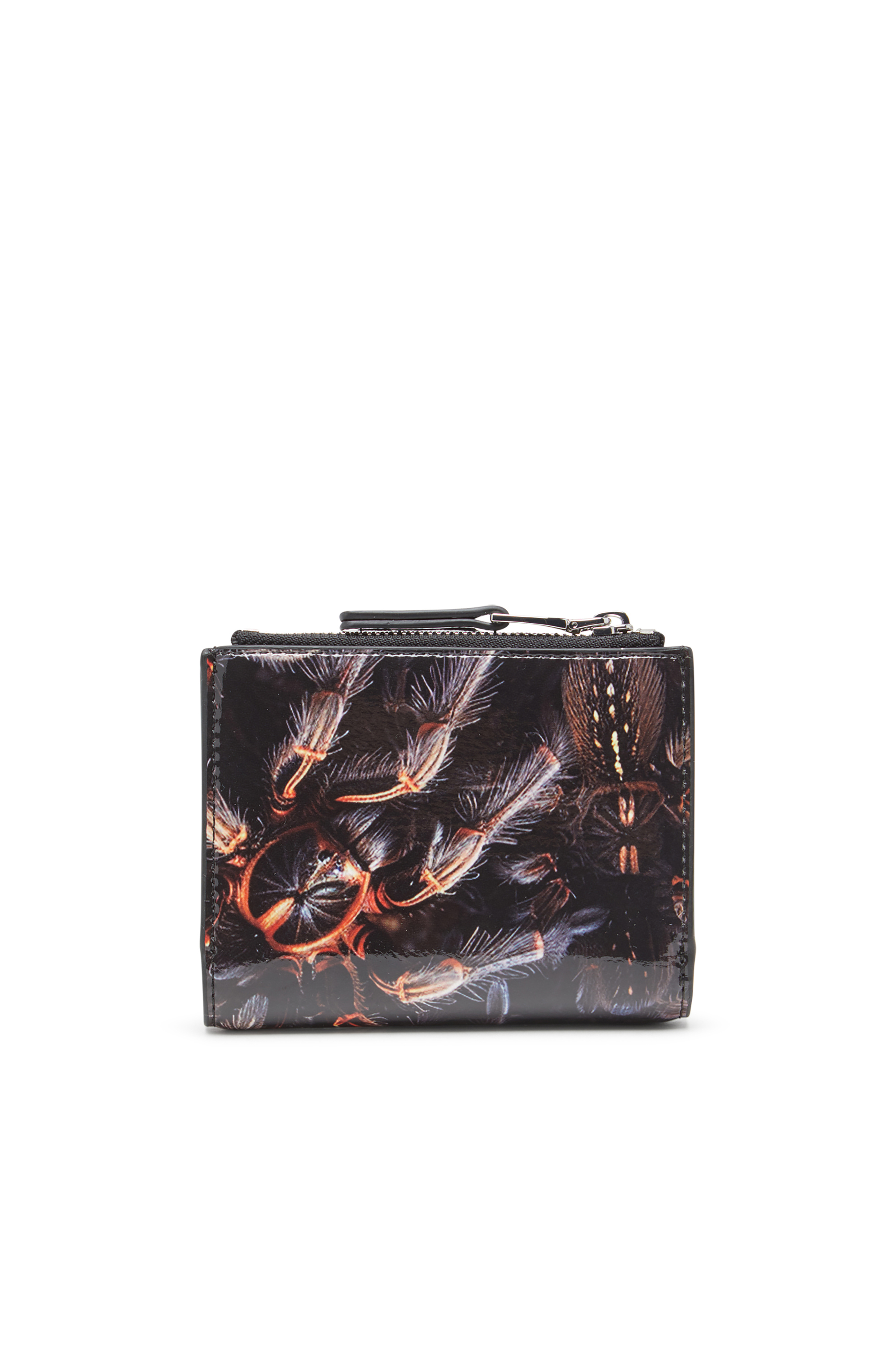 Diesel - PLAY BI-FOLD ZIP II, Petit portefeuille en PU brillant imprimé Femme in Polychrome - 2
