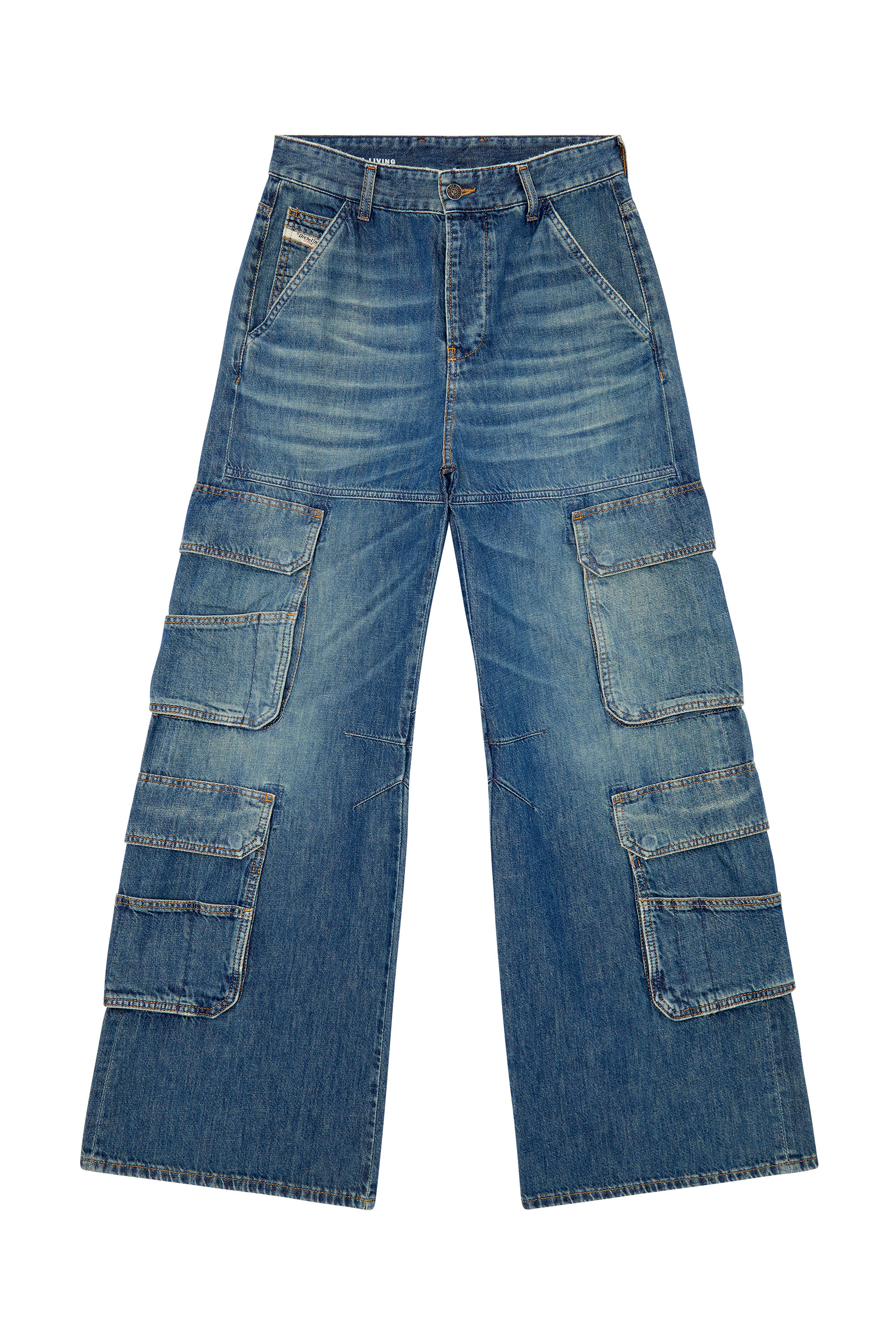 Diesel - Straight Jeans 1996 D-Sire 0NJAN, Bleu Clair - Image 5