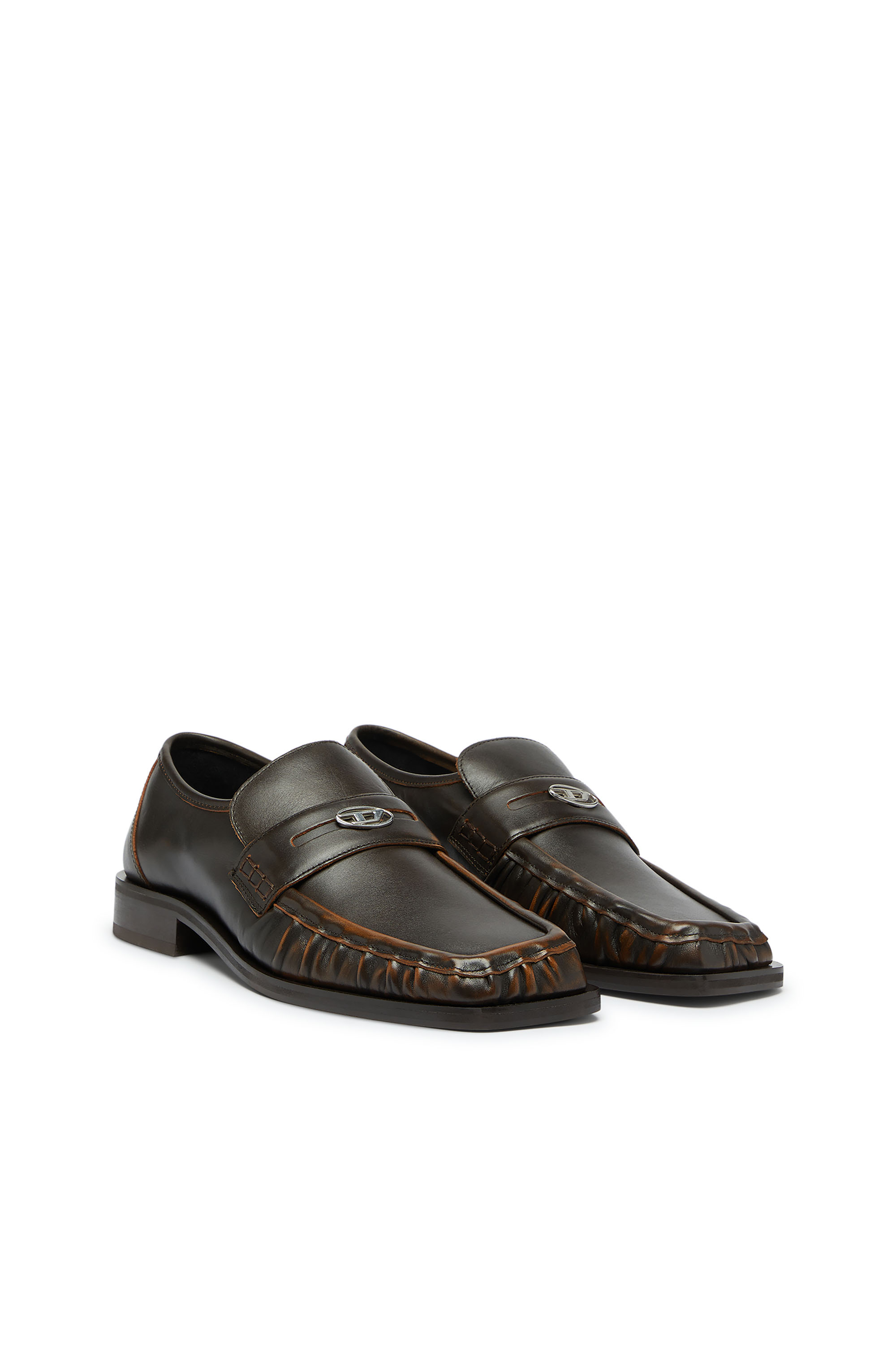 Diesel - D-AMBER LOAFER, D-Amber - Penny loafers in pelle Uomo in ToBeDefined - 2
