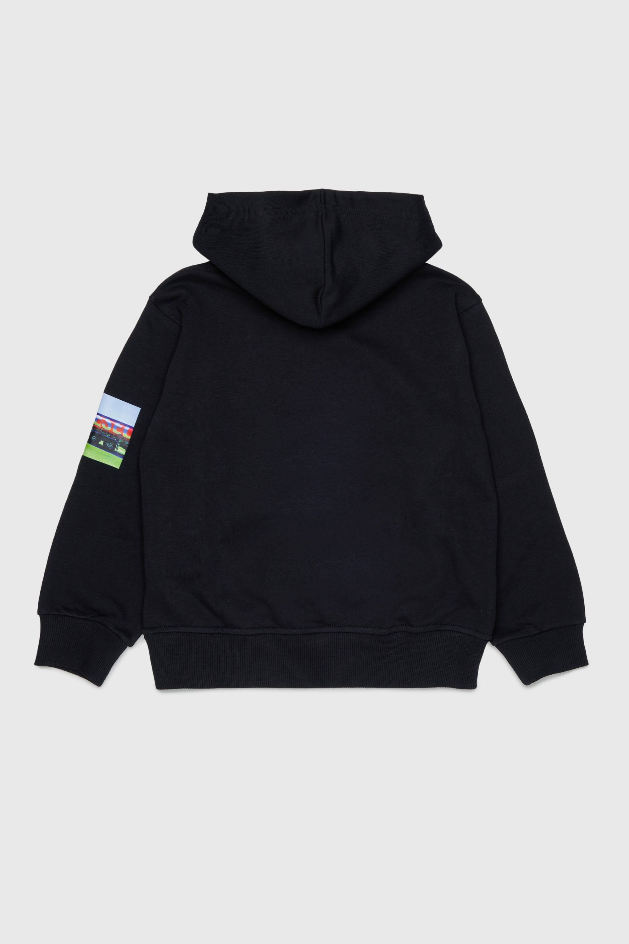 Diesel - SFORMY OVER, Sweat &agrave; capuche avec photo prints Homme in Noir - 2