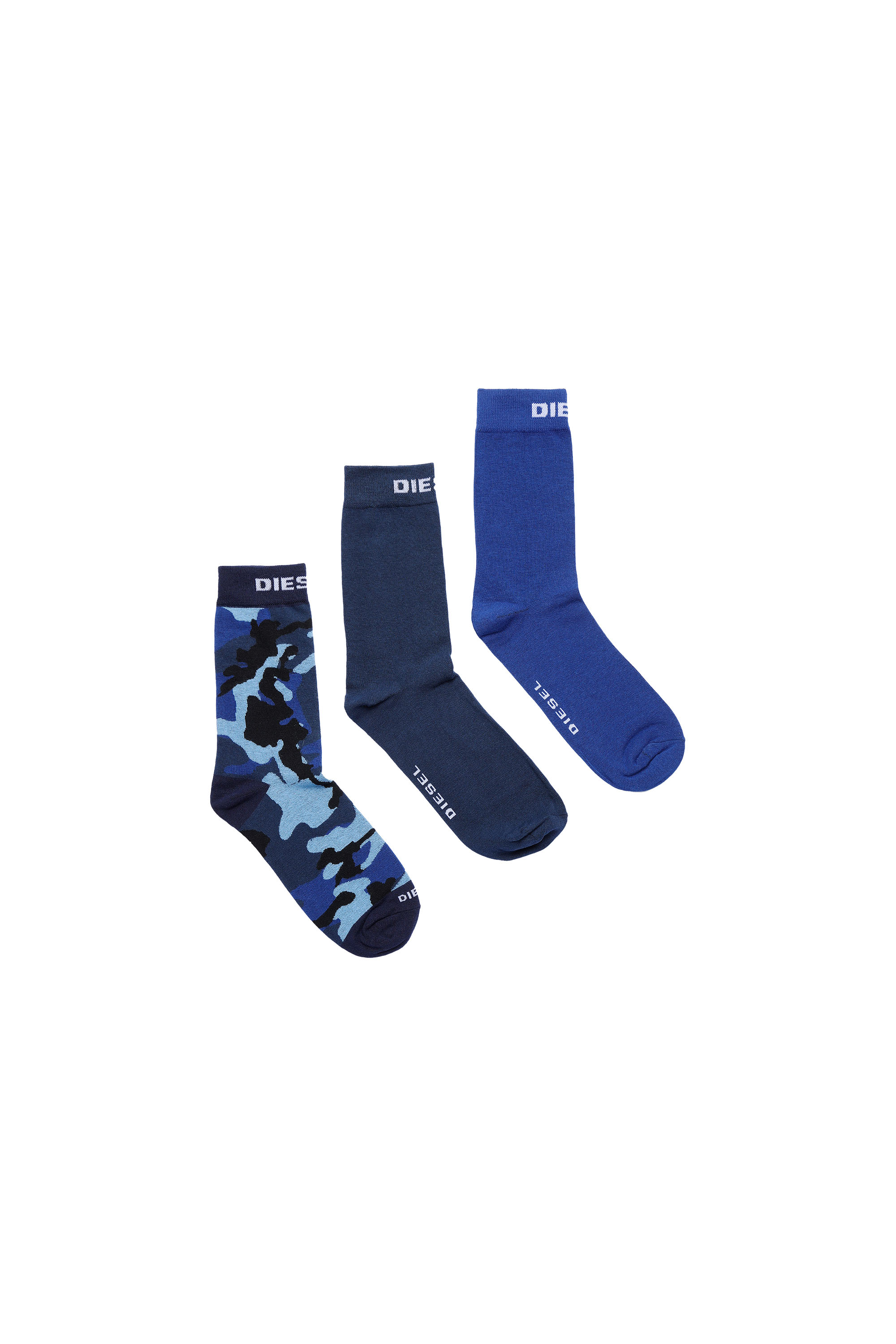 SKM-HERMINE-THREEPAC, Blau/Schwarz - Strümpfe