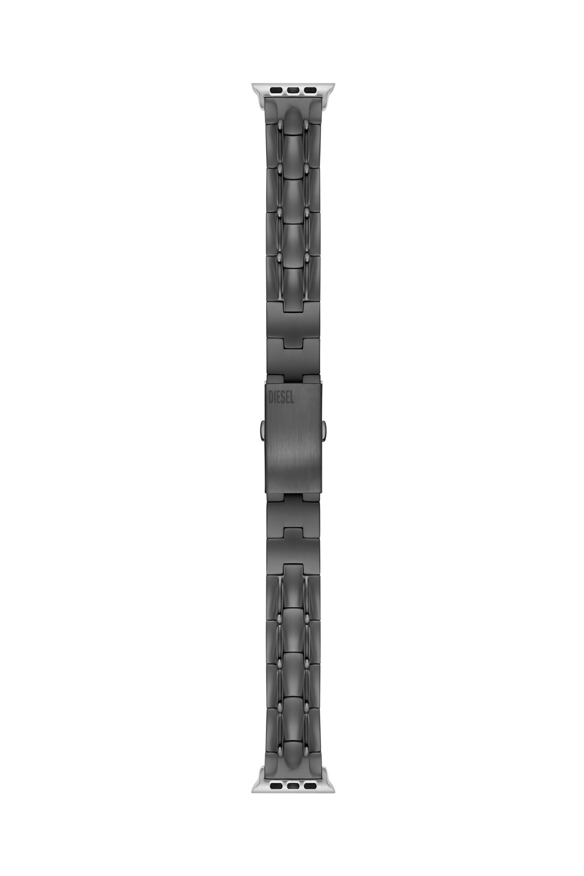 Diesel - DSS0015, Unisex Edelstahlband mit Apple Watch®, 42-mm, 44-mm, 45-mm in Grau - 1