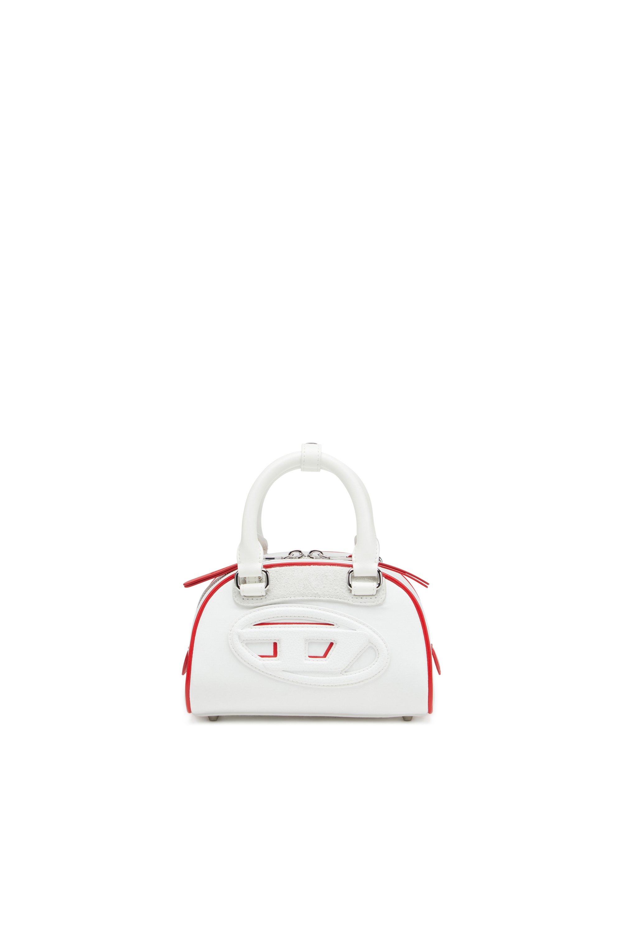 Diesel - 1DR DOME CROSSBODY, 1DR Dome-Mini sac bowling color-block Femme in Blanc - 1