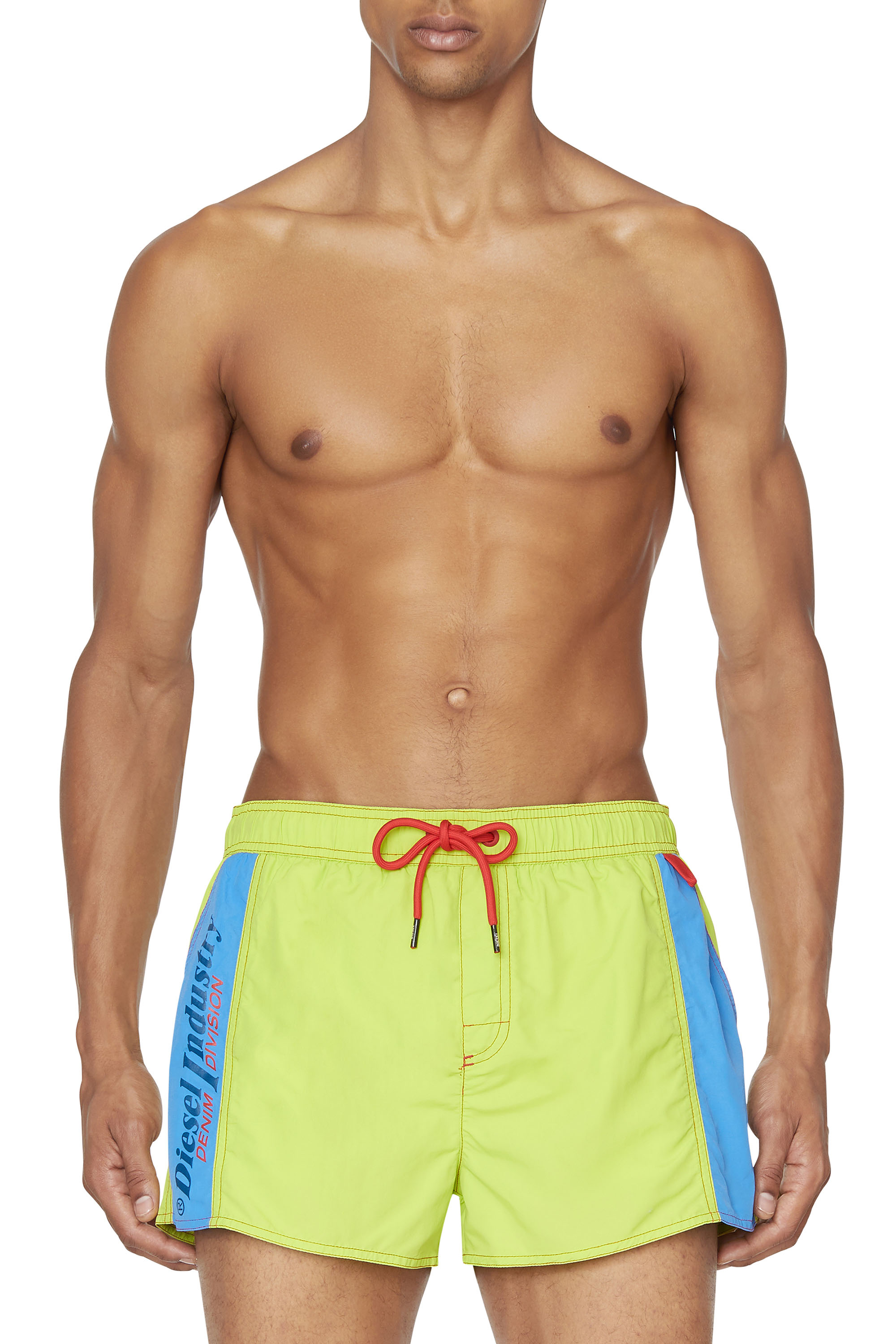 Diesel - BMBX-CAYBAY SHORT CALZONCINI, Giallo/Blu - Image 2