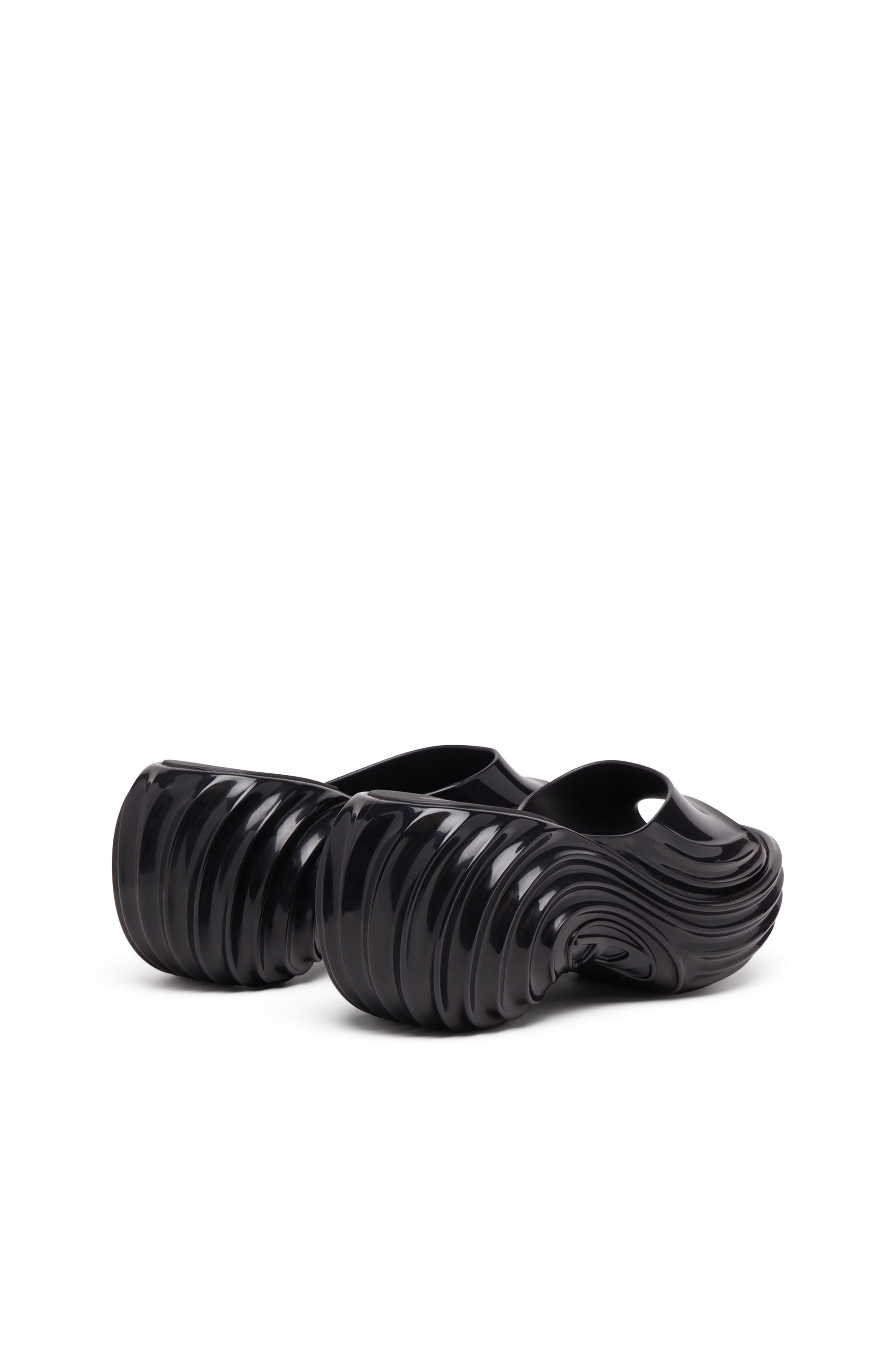 Diesel - MELISSA QUANTUM PLATFORM, Damen Plateau-Pantolette aus Melflex® in Schwarz - 4