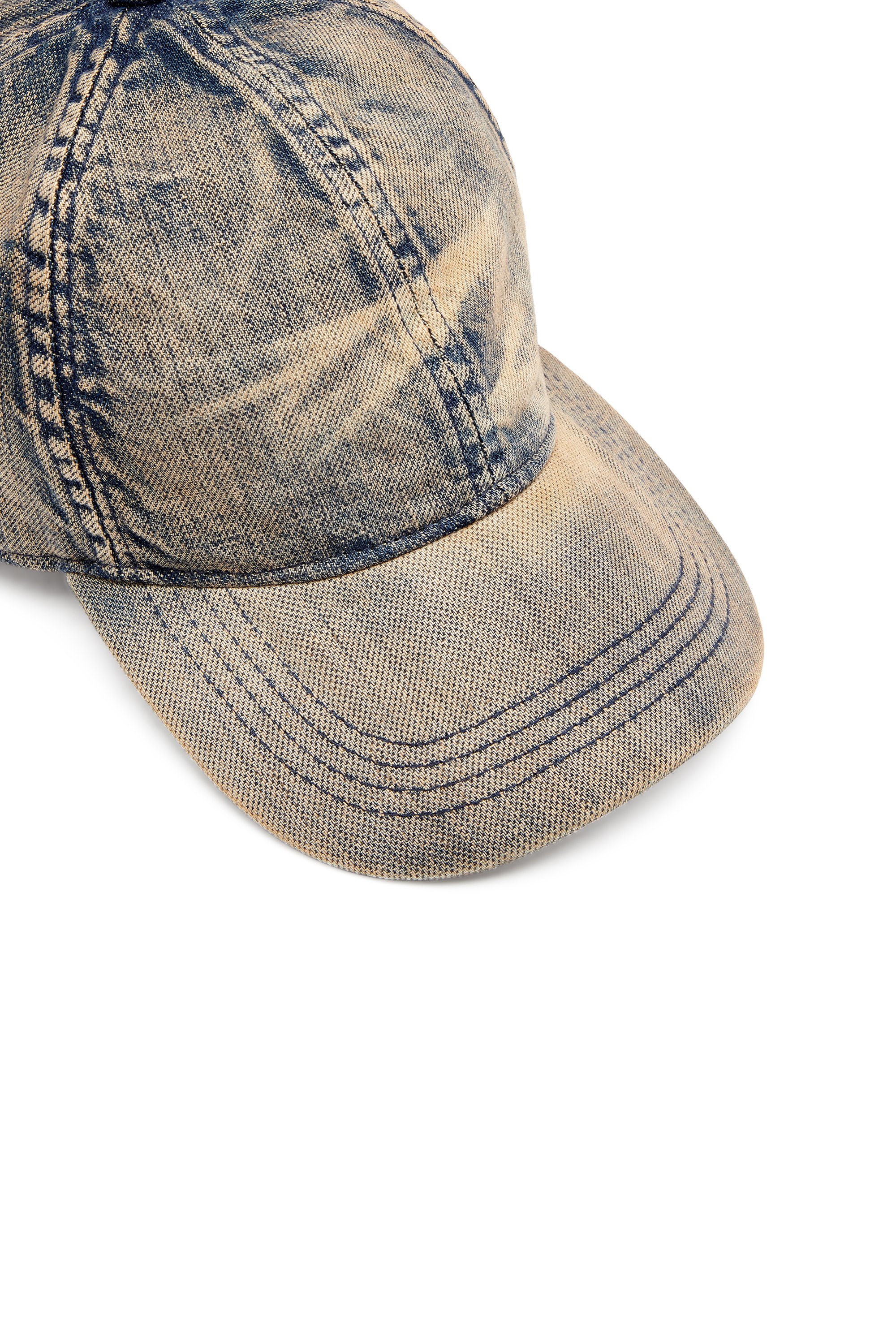 Diesel - C-ADOC, Cappello da baseball in denim solarizzato Uomo in Blu - 3