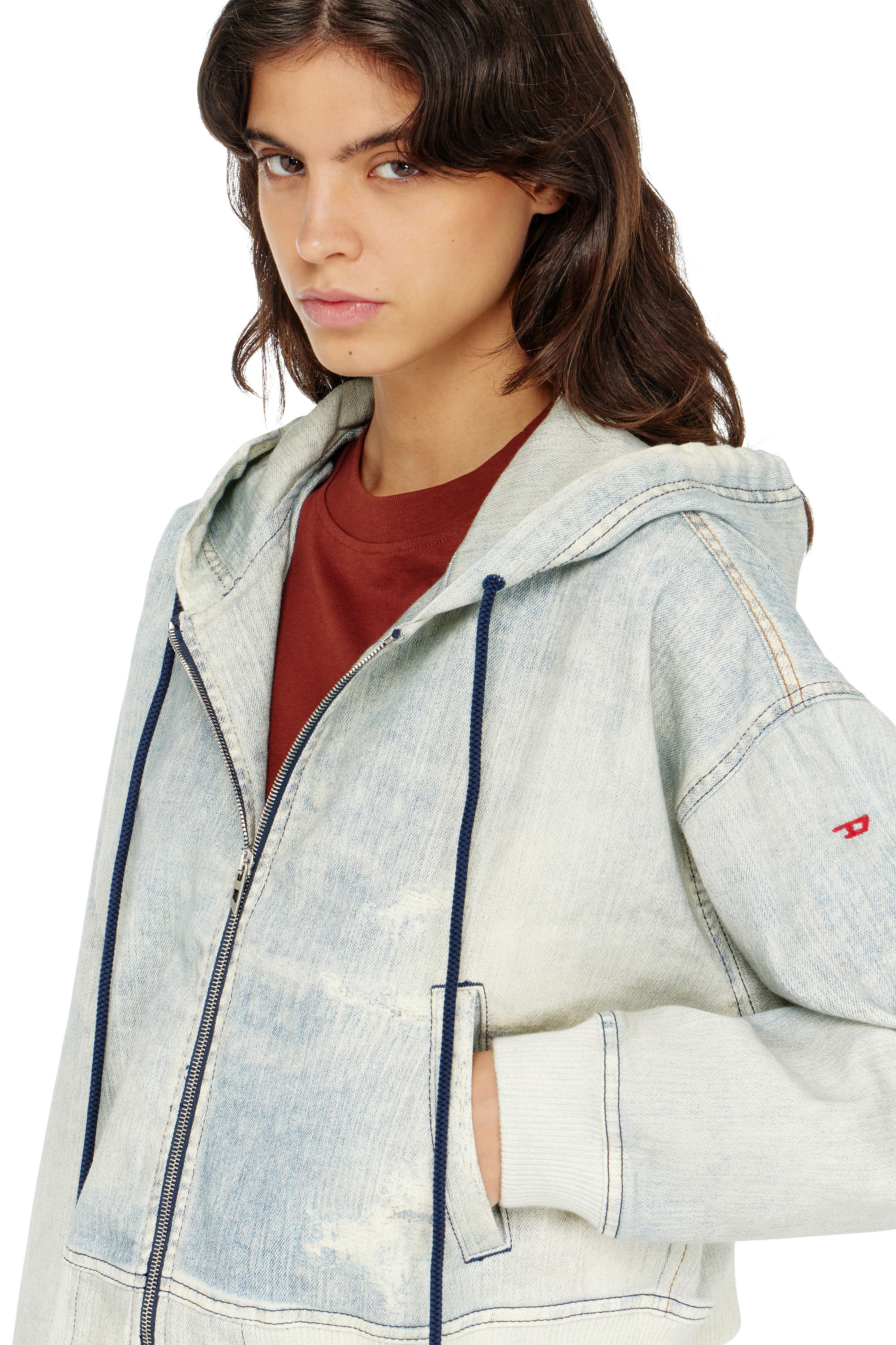 DE-GIRI-CROP JOGG, Blu Chiaro