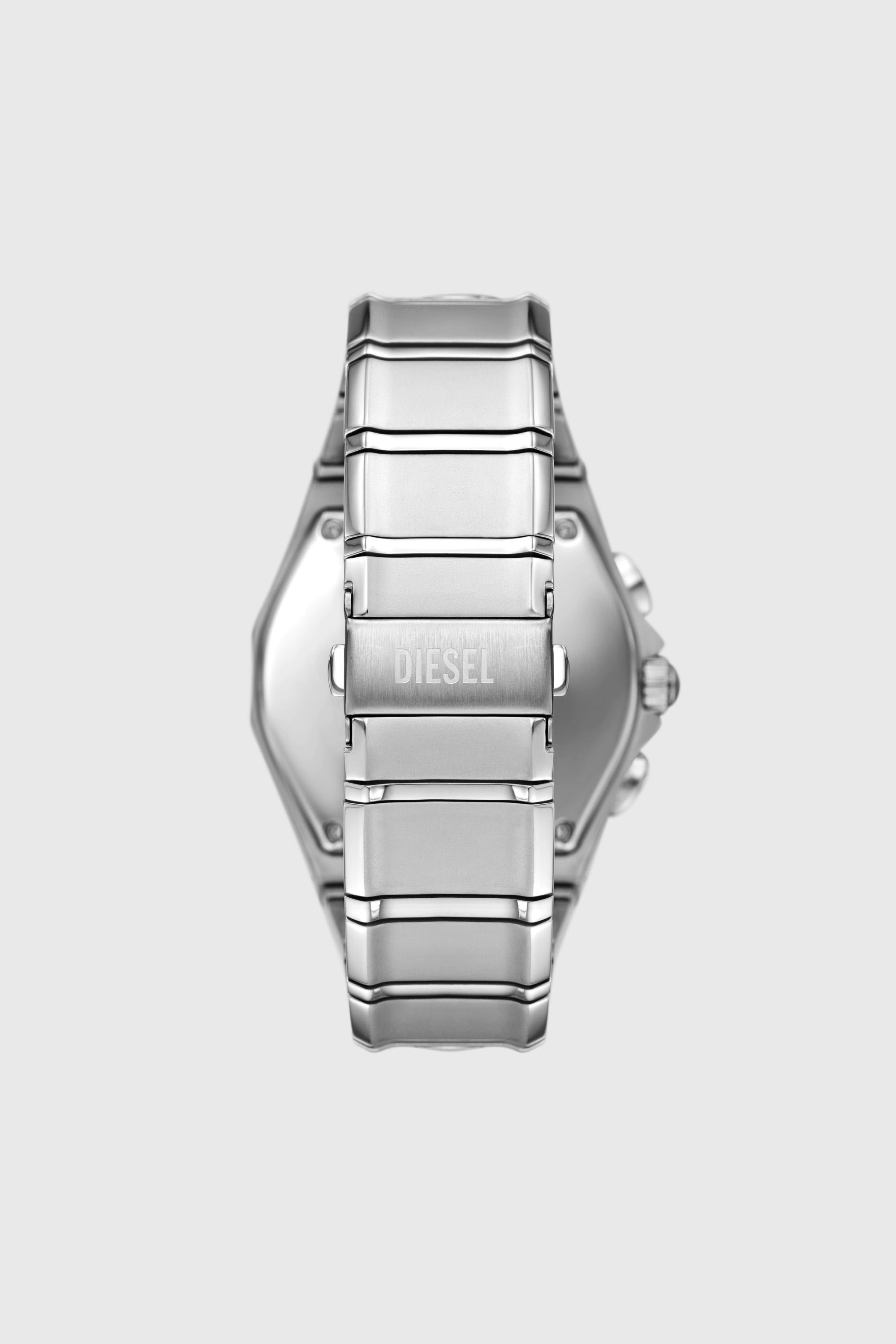 Diesel - DZ4694 WATCH, Montre D-Curve acier inoxydable Homme in Gris argent&eacute; - 2