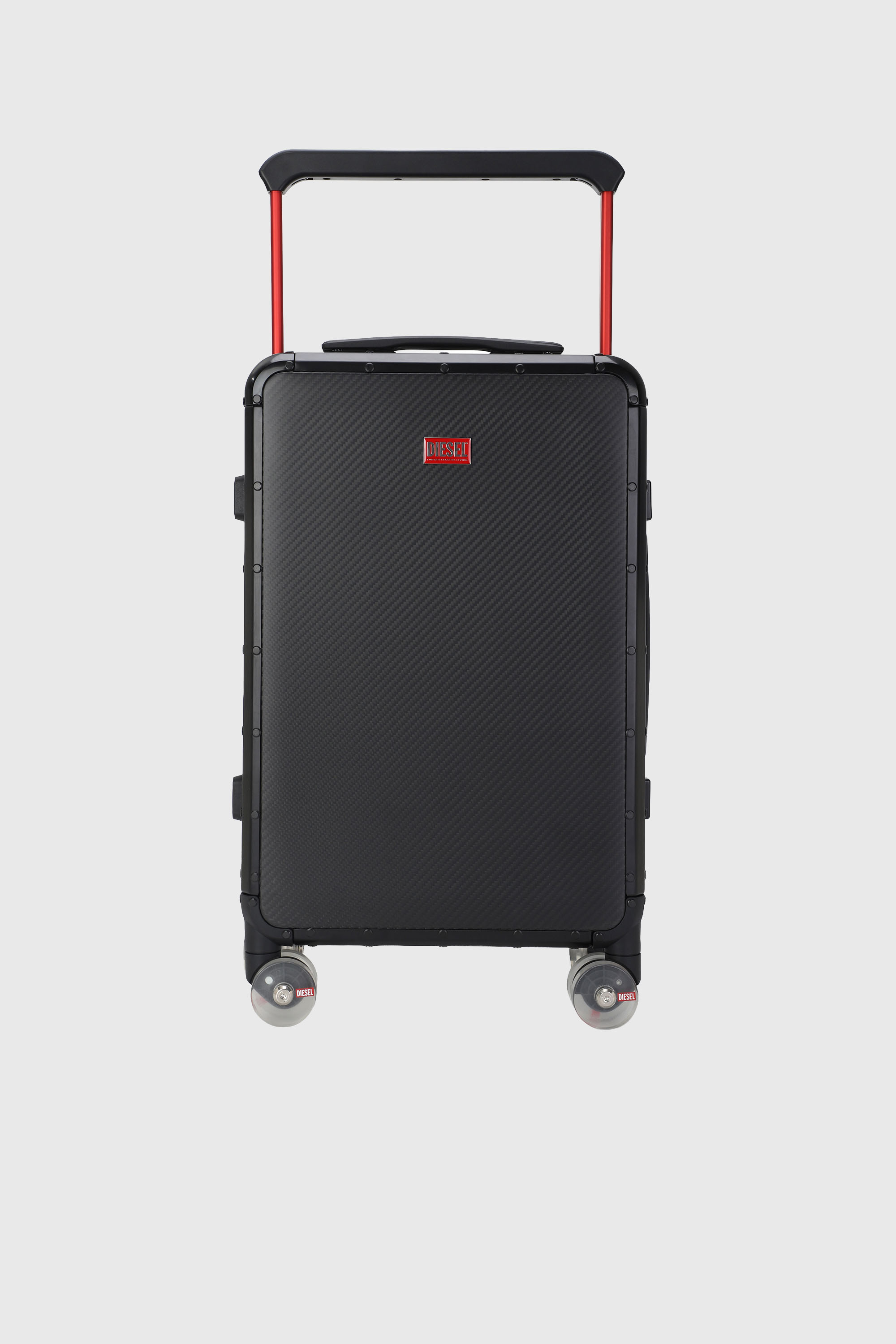 Diesel - DSL CARBON FIBER TROLLEY-BLACK- DSL001, Valigia in fibra di carbonio taglia S Unisex in Nero - 1