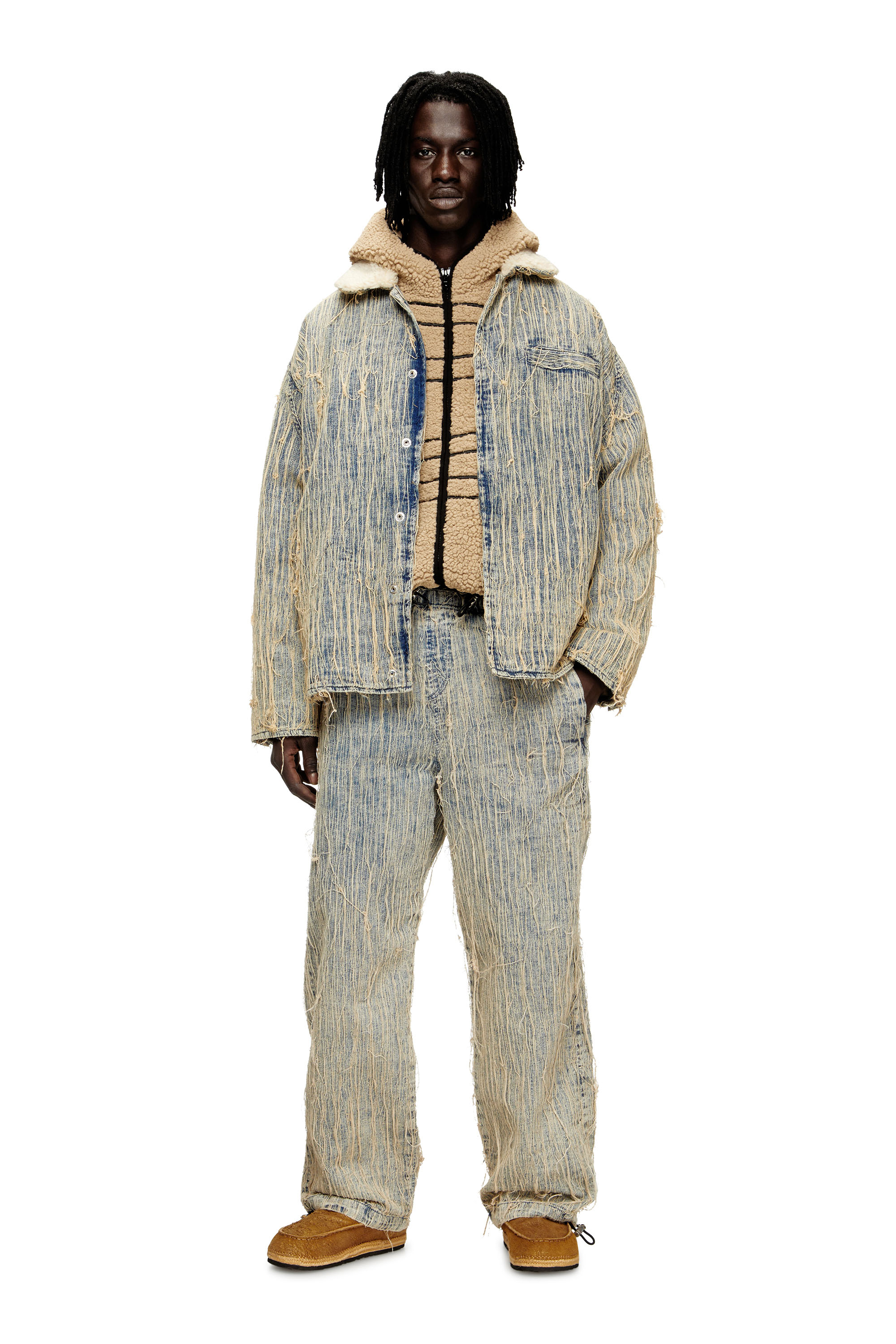Diesel - Relaxed Jeans D-Martial 0CMBZ Unisex, Blu medio - Image 2