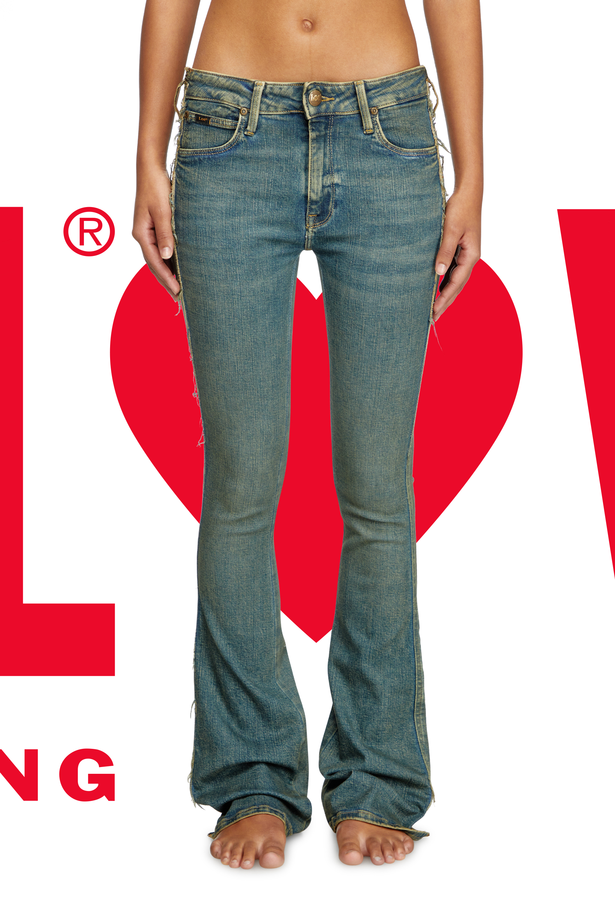 Regular Jeans Dieseloves 02 09N01, Dunkelblau Diesel - Damen Regular Jeans Dieseloves 02 09N01, Dunkelblau - 3