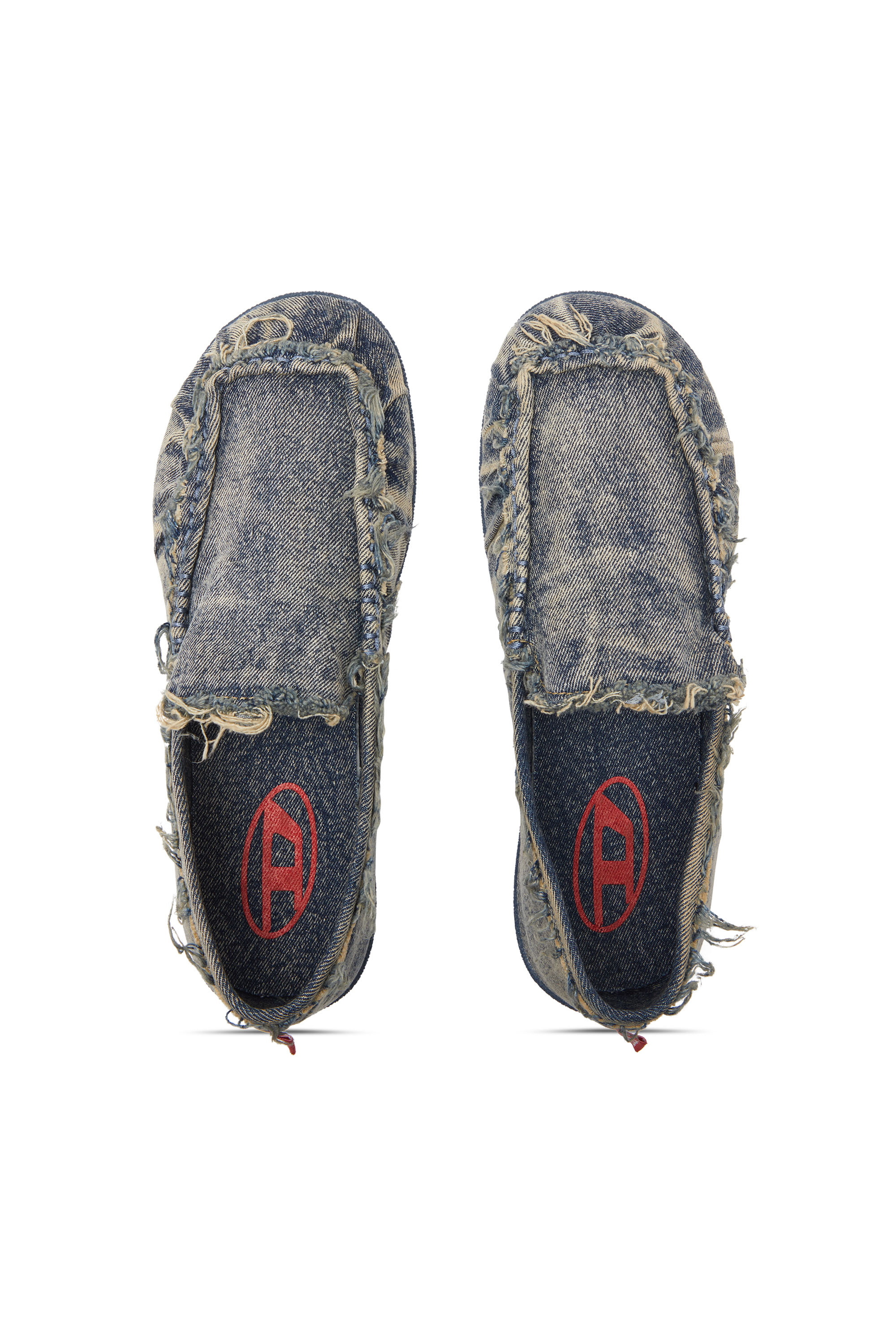 D-SHOCK MOC, Blau Diesel - D-SHOCK MOC, Herren D-Shock-Loafer aus Denim in vielgetragener Optik in Blau - 5