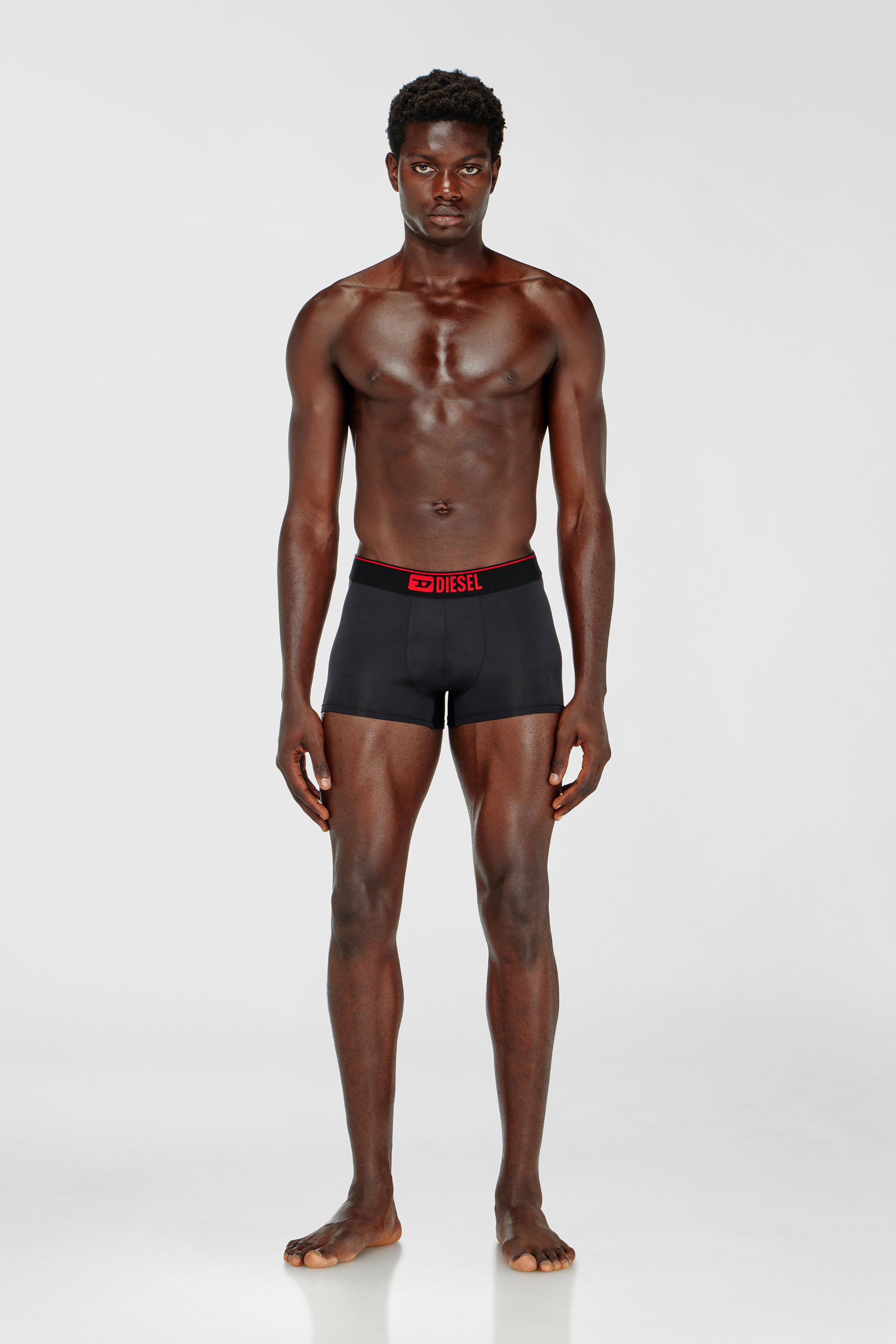 Diesel - UMBX-DAMIENTHREEPACK, Lot de trois boxers en microfibre Homme in Noir - 1