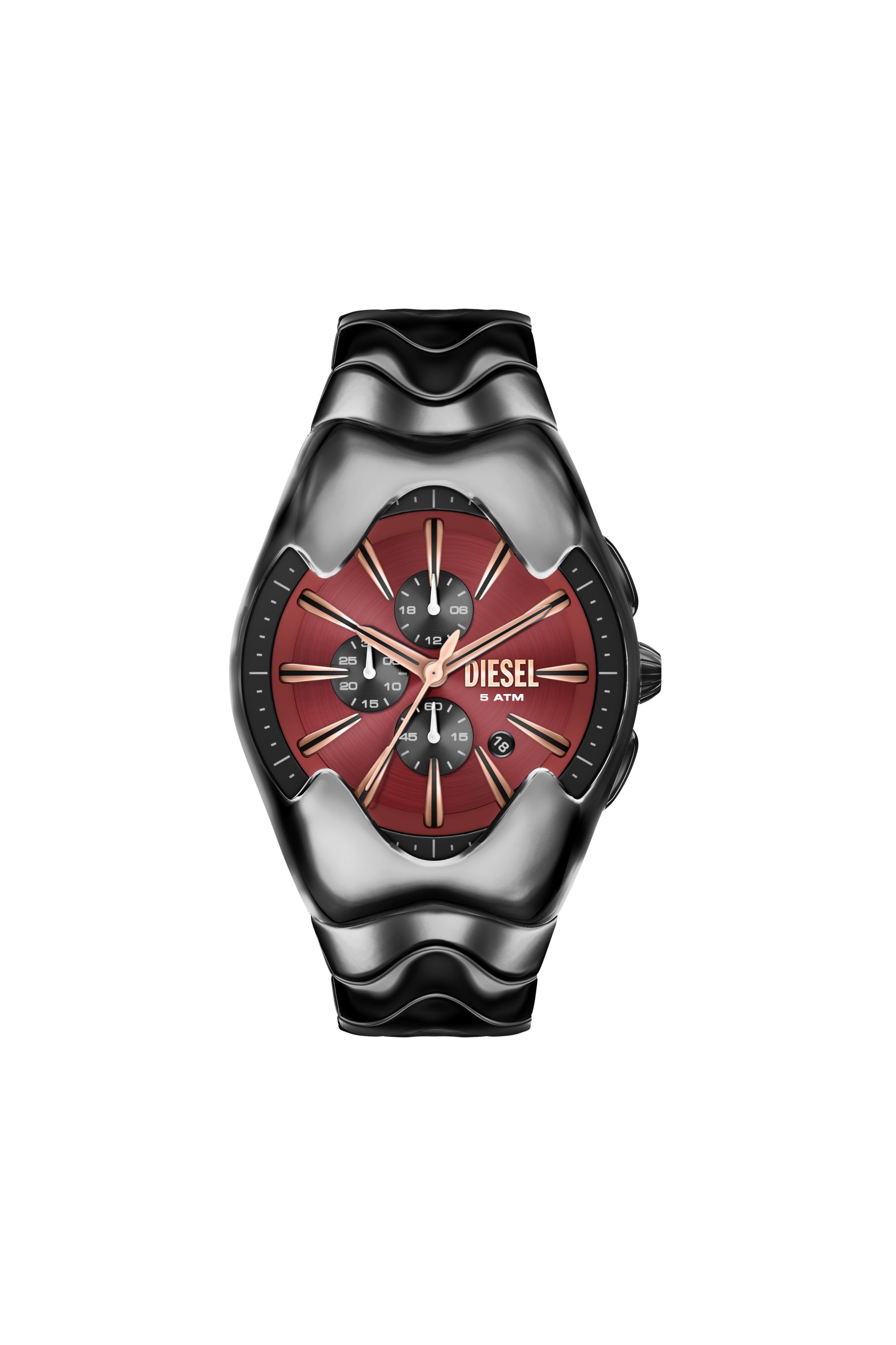 Diesel - DZ4713 WATCH, Herren Mercurial Uhr aus Edelstahl in Gunmetal-Optik in Schwarz - 1