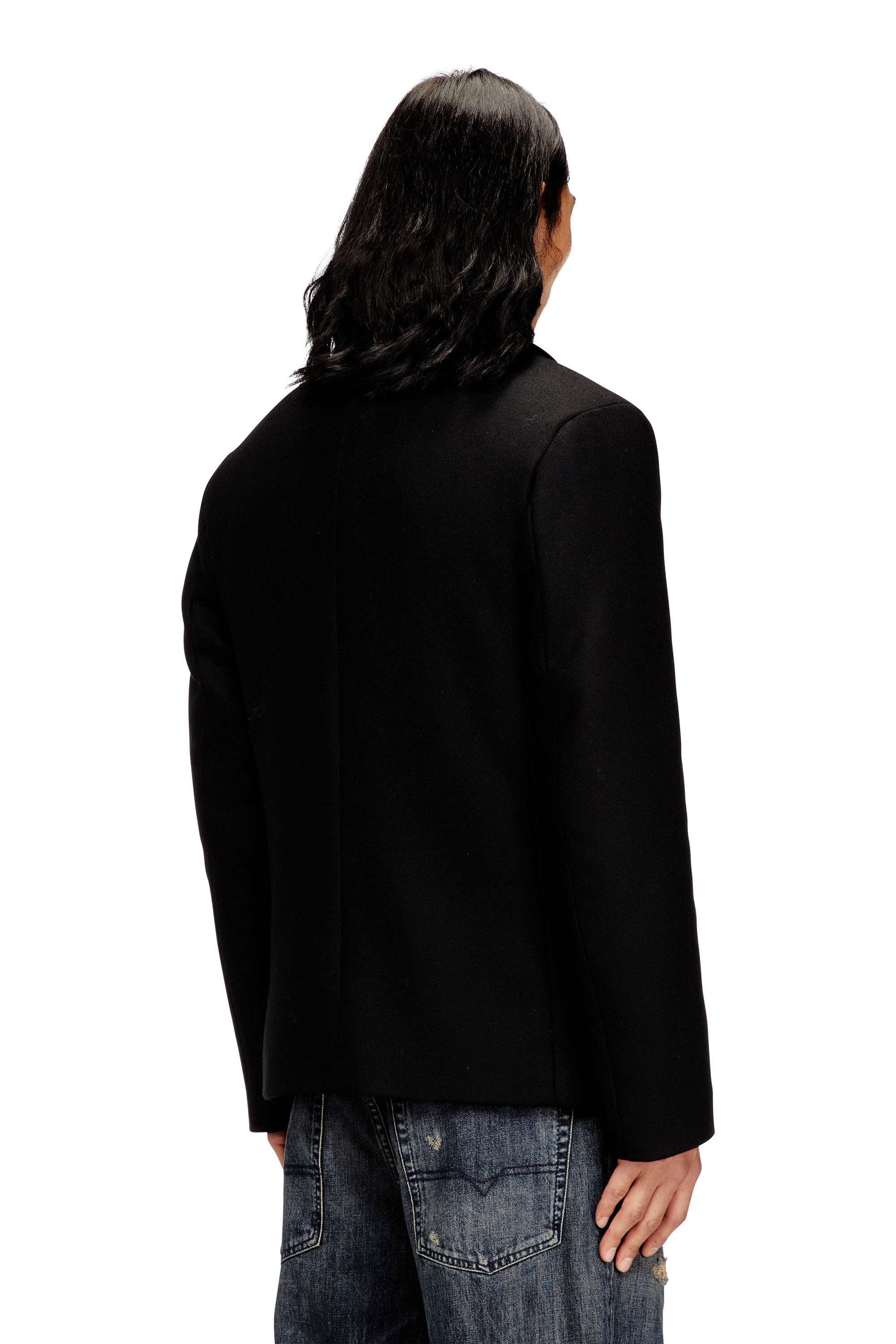 Diesel - W-HALEY-WRD, Herren Cabanjacke aus gefilztem Wollgemisch in null - 3