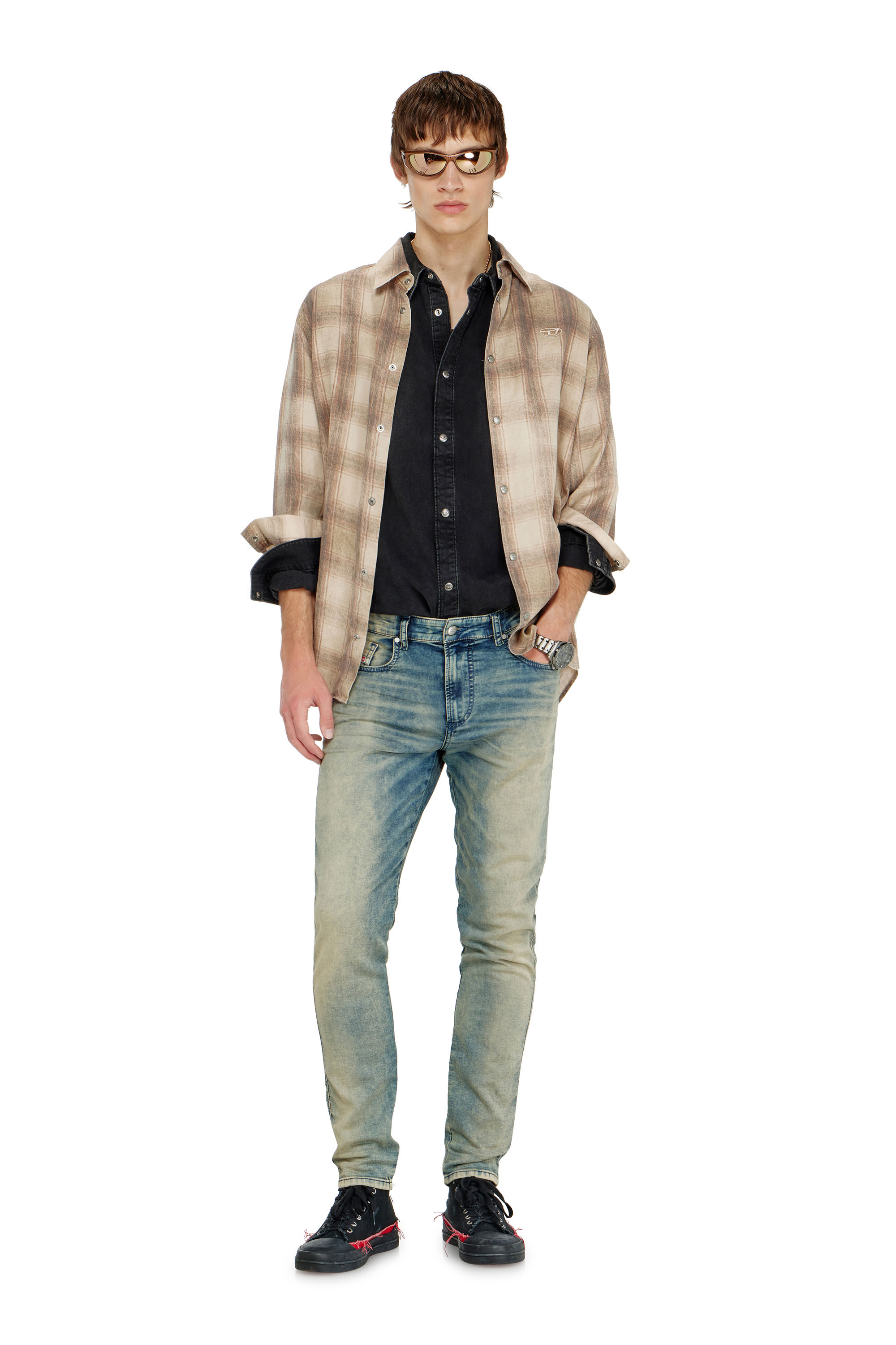 Diesel - Slim 2062 D-Strukt Joggjeans&reg; 09P60 Uomo, Blu medio - Image 2