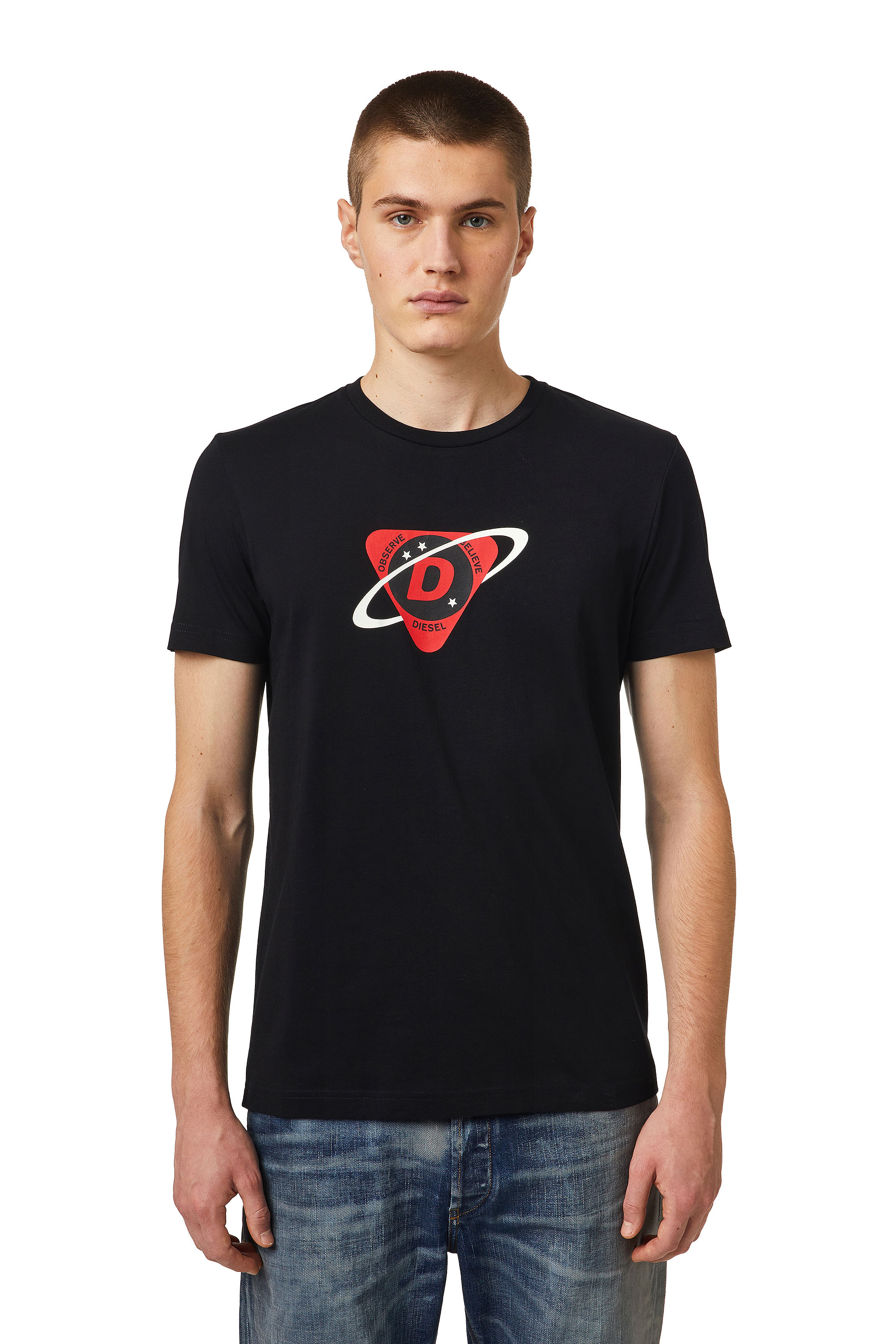 T-DIEGOS-K24, Nero/Rosso - T-Shirts