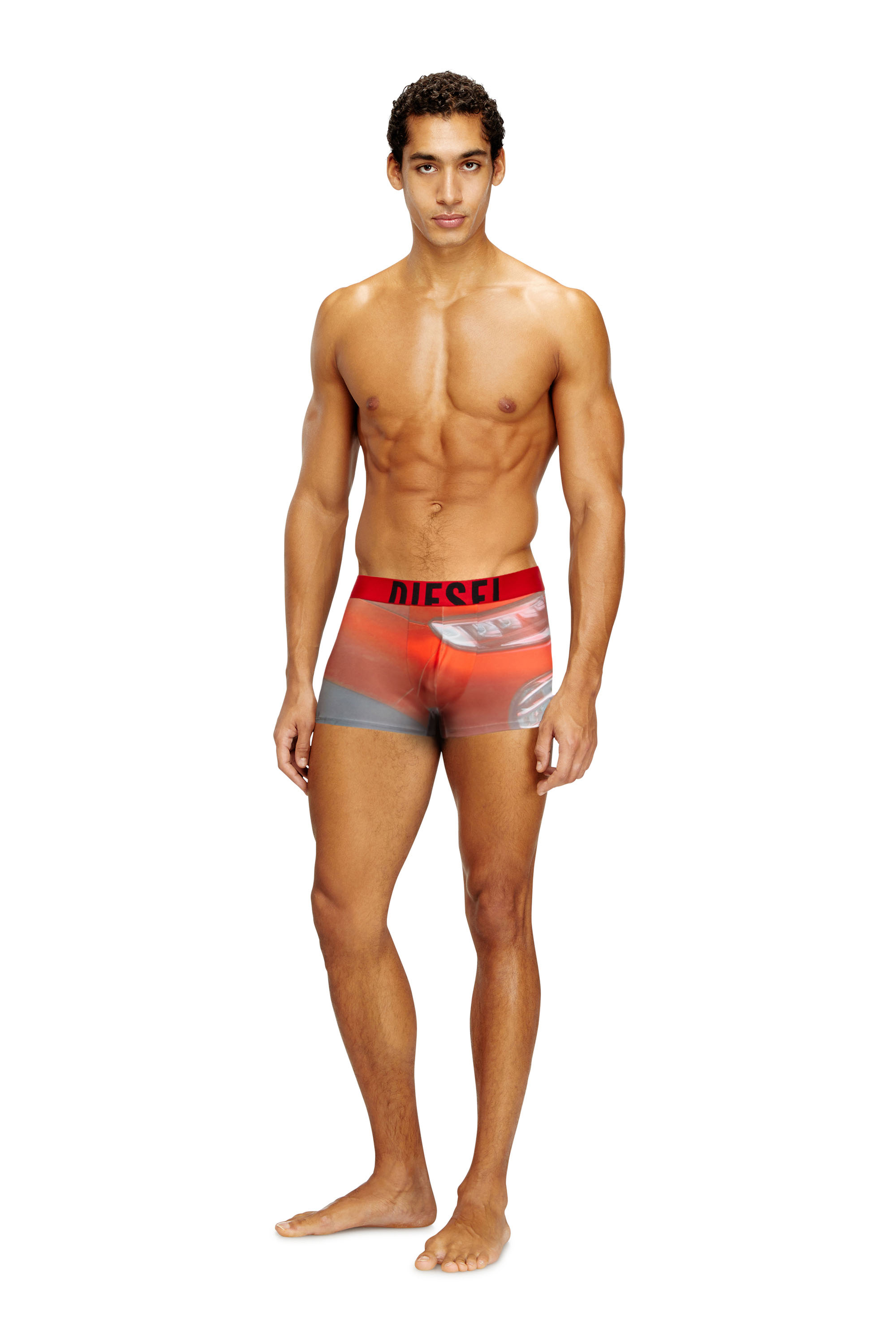 Diesel - DAMIEN-D-POP-40, Boxer con stampa Pop Uomo in Rosso - 1
