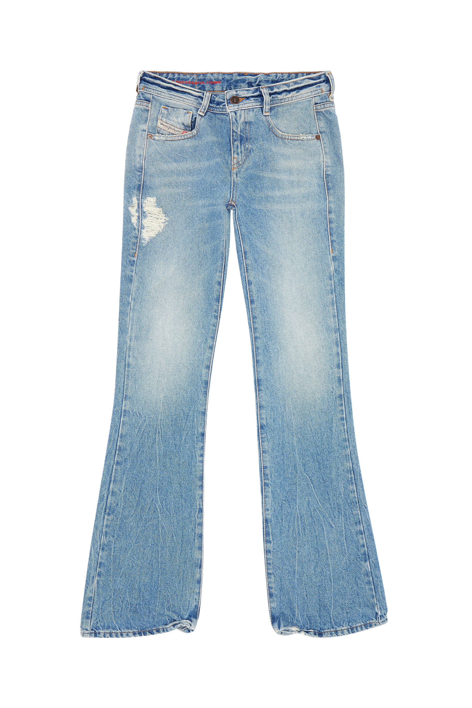 Diesel - 1969 D-EBBEY 09D98 Bootcut and Flare Jeans, Mittelblau - Image 6