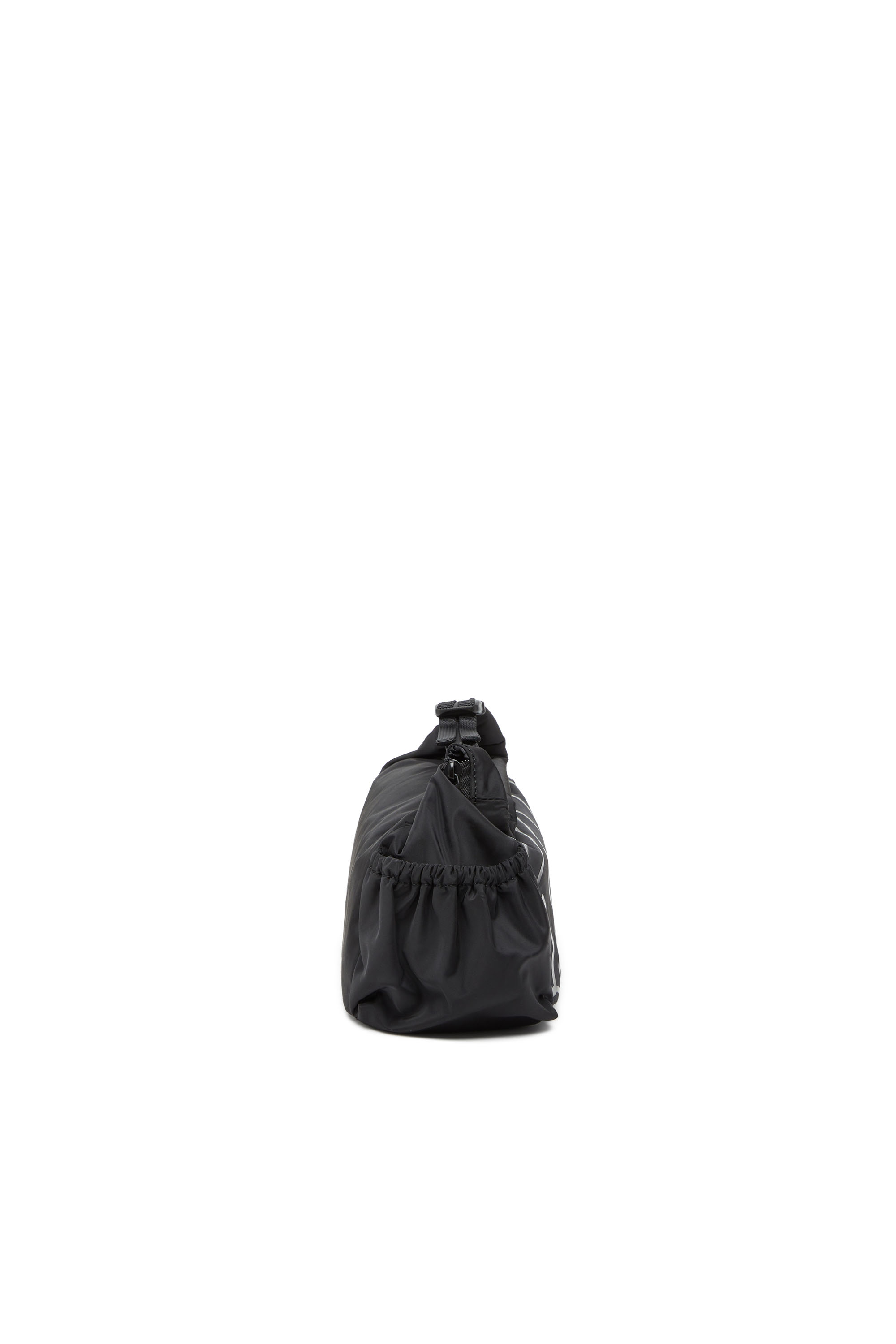 Diesel - DRAPE WASH BAG X, Herren Wash Bag aus Nylon mit Oval D-Print in Schwarz - 3