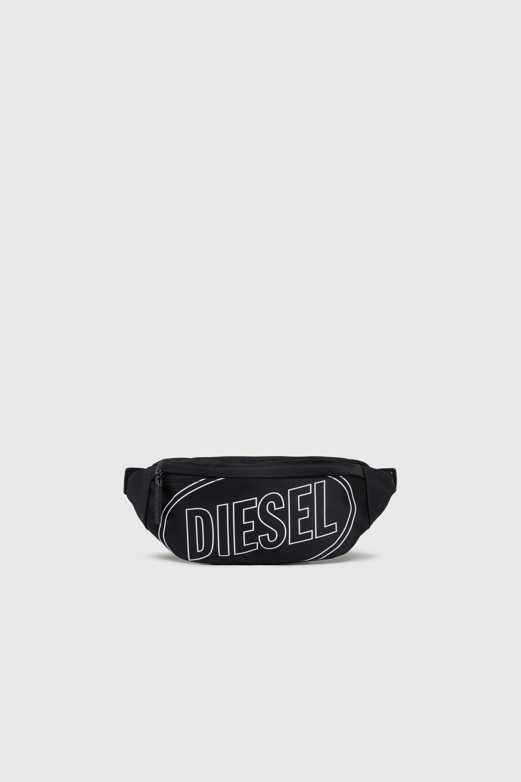 Diesel - WCIRY, WCIRY - Marsupio in nylon con stampa logo Uomo in Nero - 1