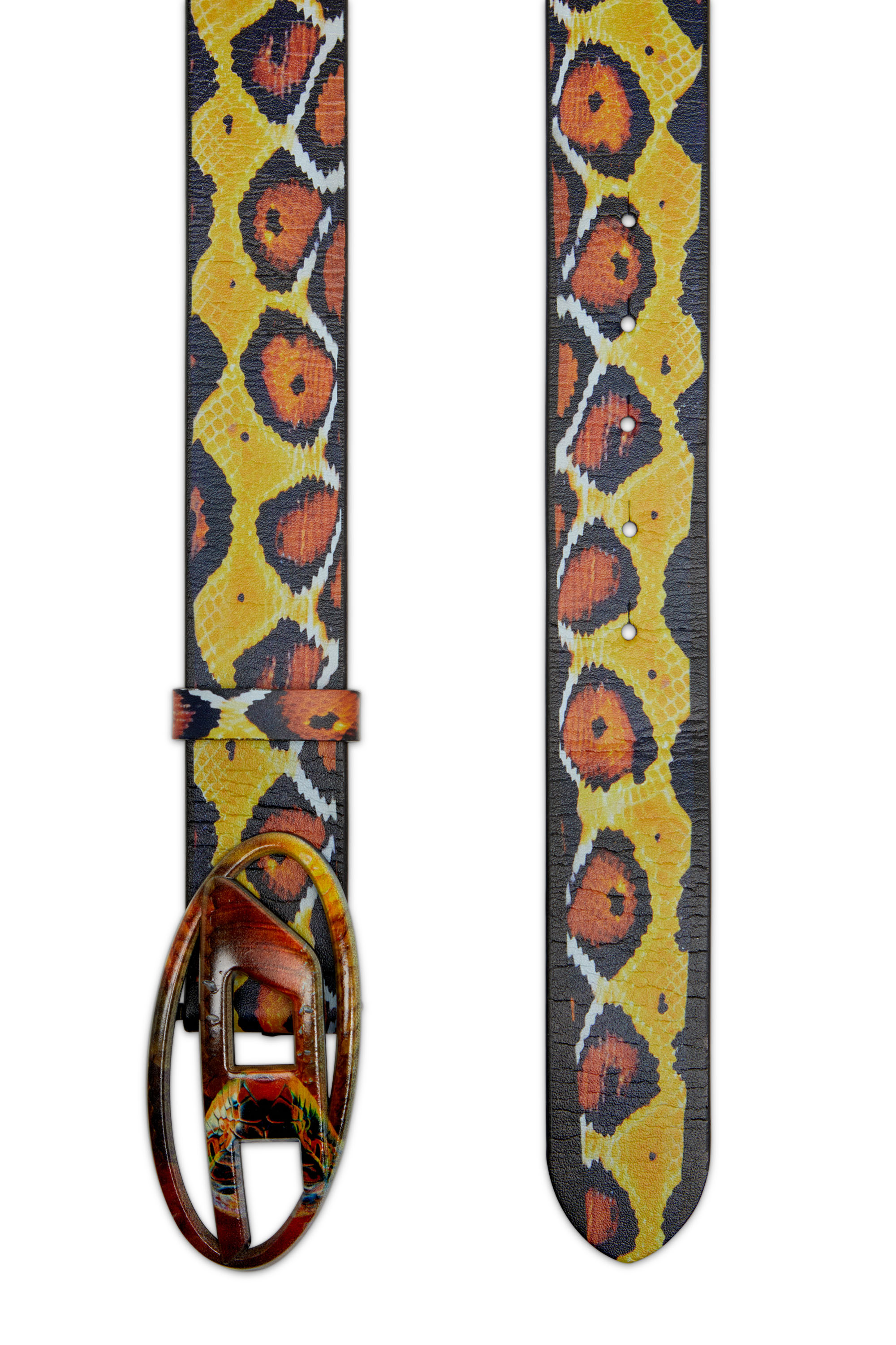 Diesel - CNY-B-1DR, Ceinture avec motif serpent Mixte in Polychrome - 2