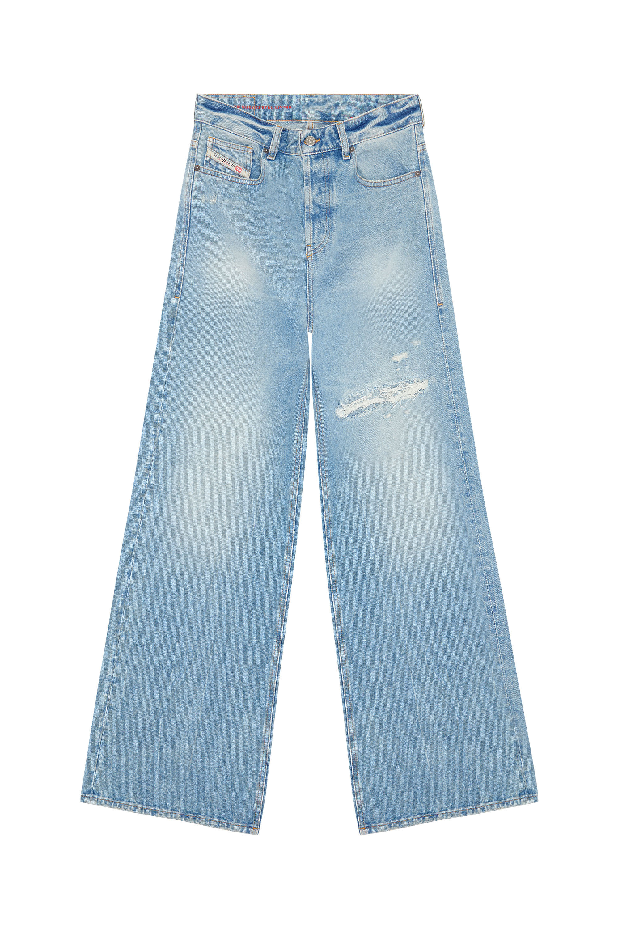 Diesel - Relaxed Jeans 1996 D-Sire 09E25 Donna, Blu Chiaro - Image 2