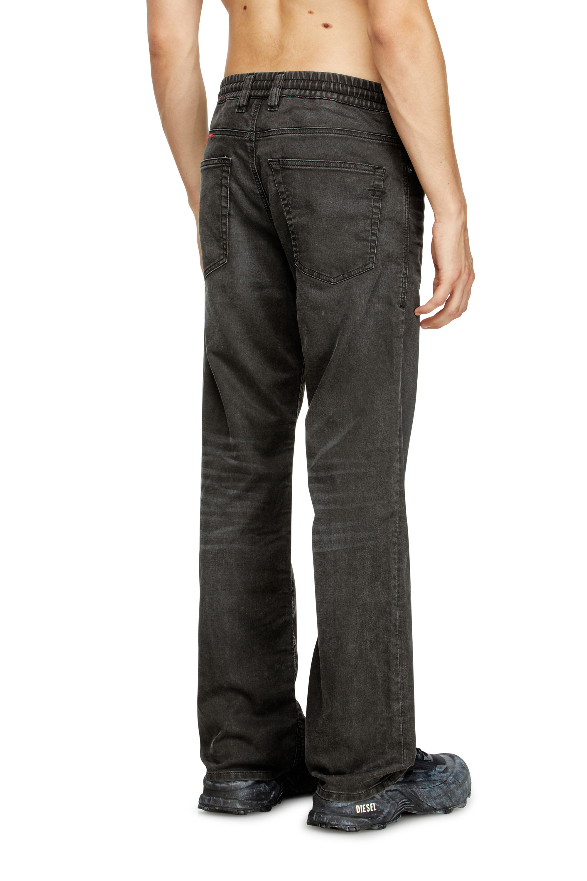 Diesel - Herren Relaxed 2080 D-Reel Joggjeans® 09J75, Schwarz/Dunkelgrau - 4