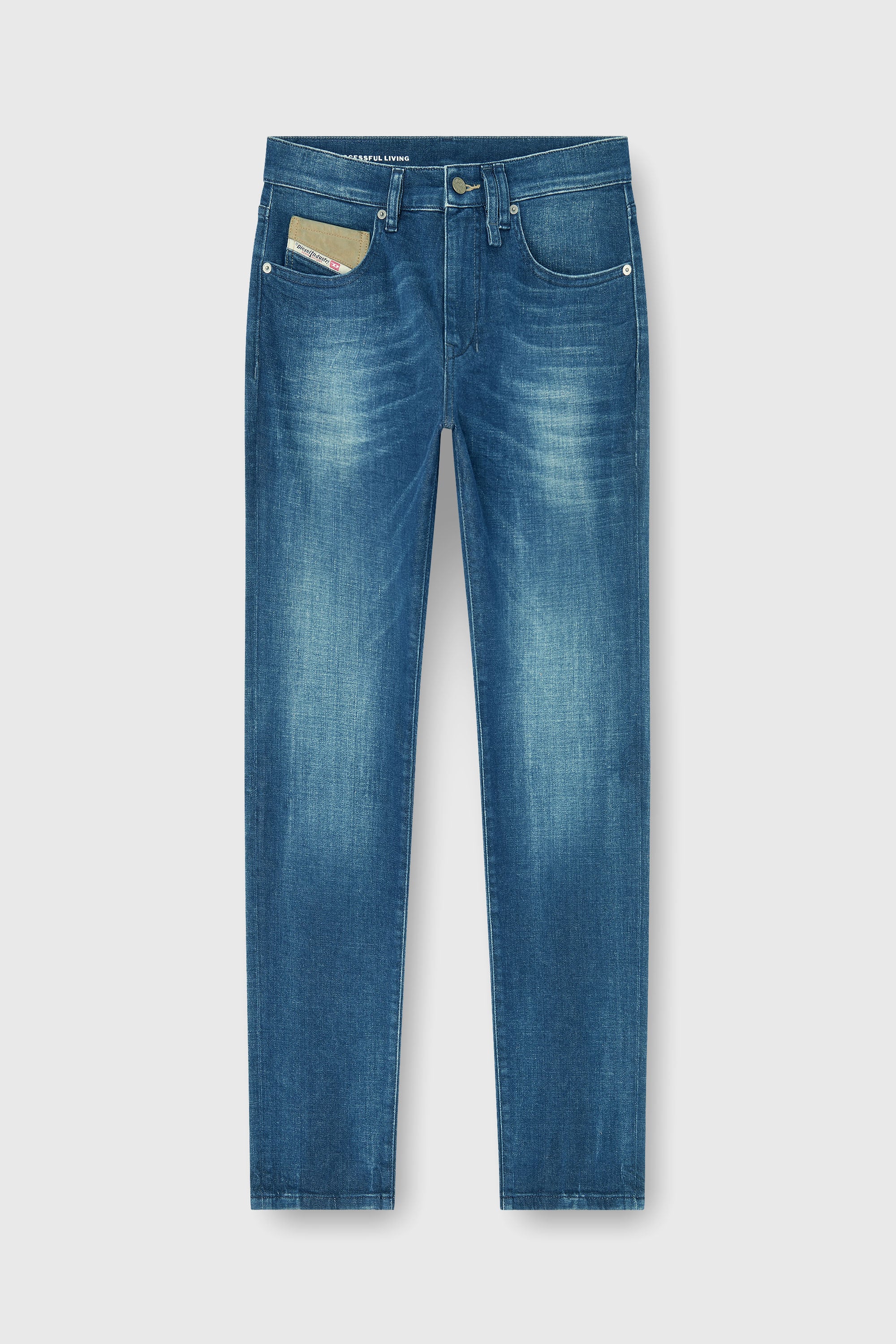 Diesel - Slim Jeans 2019 D-Strukt 0PBBZ Uomo, Blu medio - Image 2
