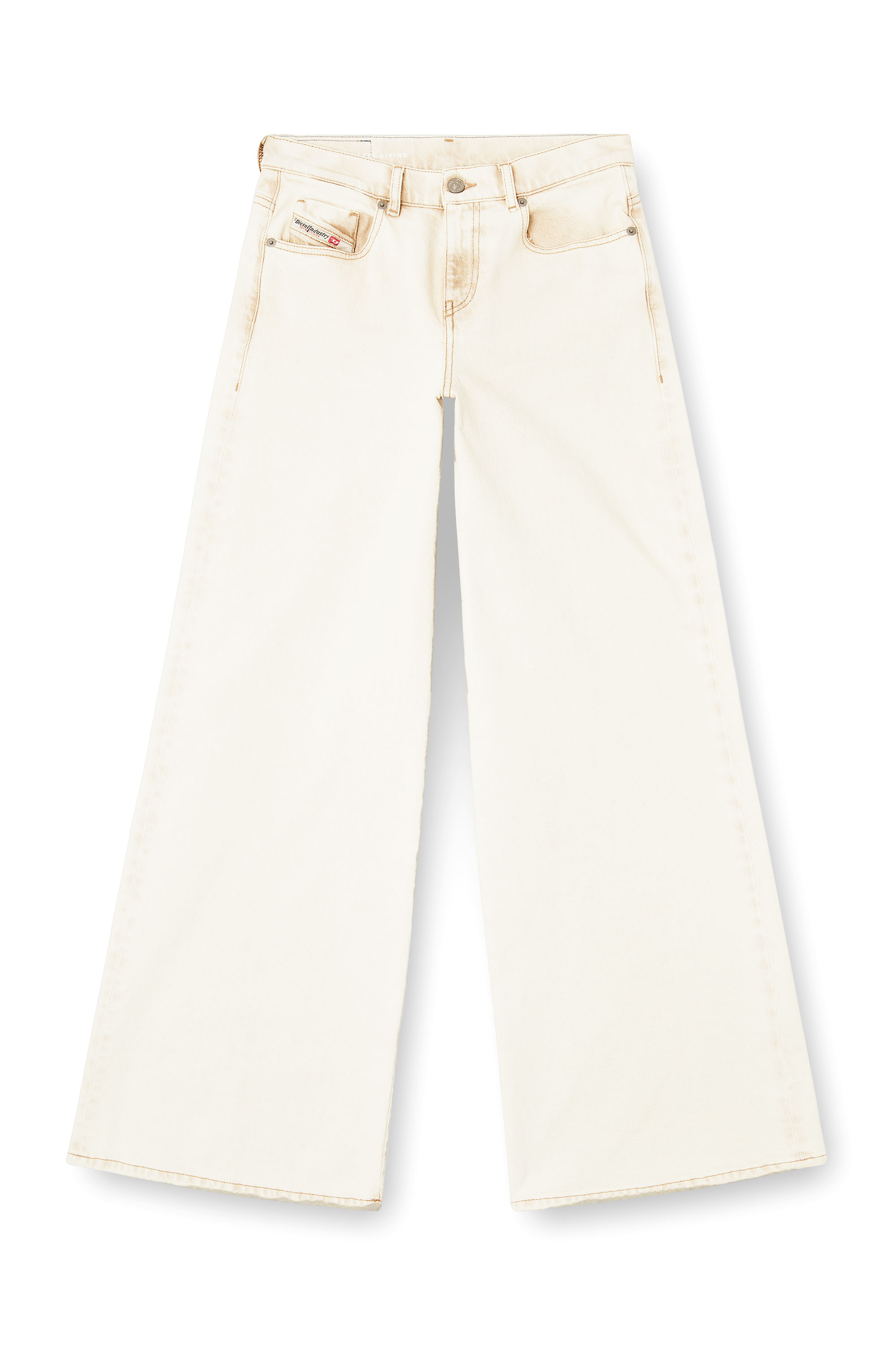 Diesel - Flare Jeans 1978 D-Akemi 09M70 Femme, Blanc - Image 3