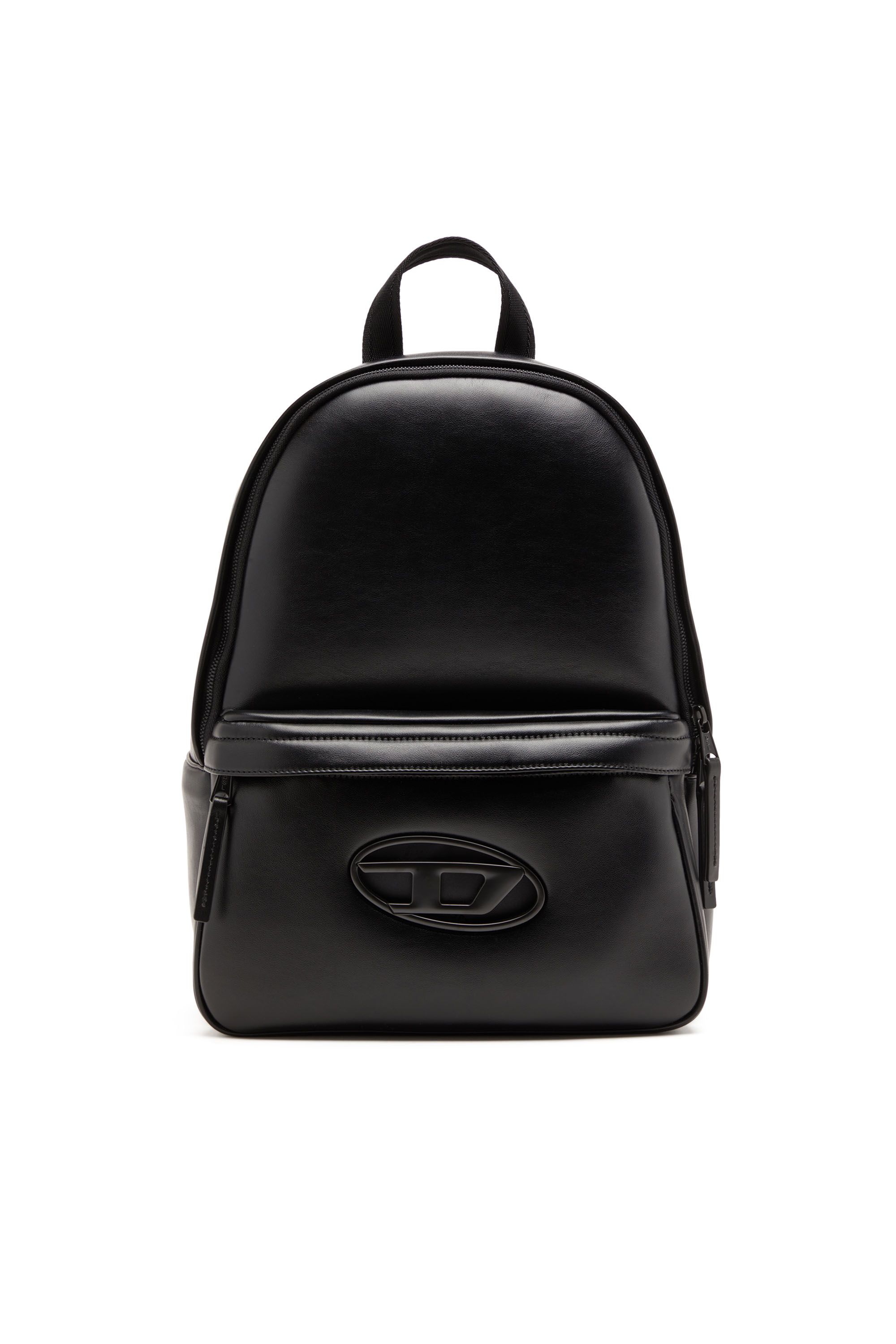 Diesel - HOLI-D BACKPACK M, Holi-D-Sac &agrave; dos en n&eacute;opr&egrave;ne contrecoll&eacute; Homme in Noir - 2