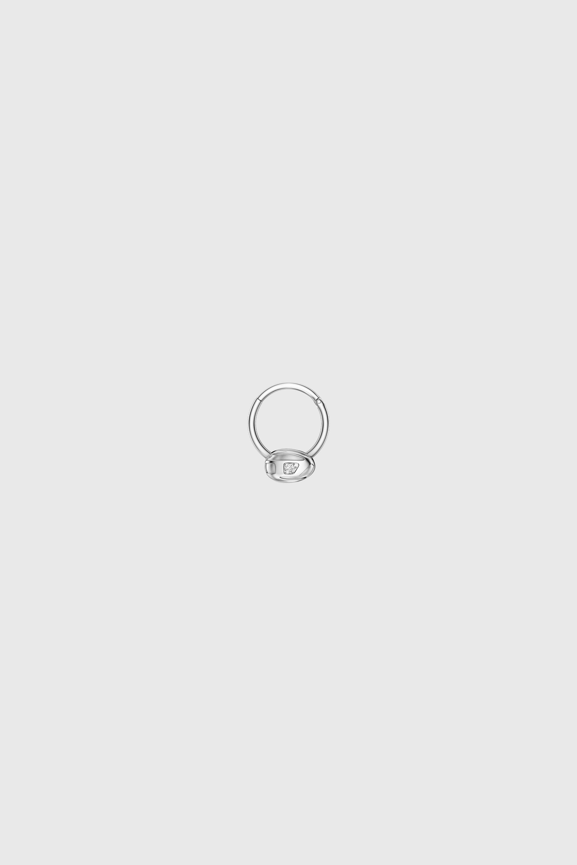 Diesel - DX1701040 JEWELLERY, Bijou de septum en acier inoxydable Mixte in Gris argent&eacute; - 2