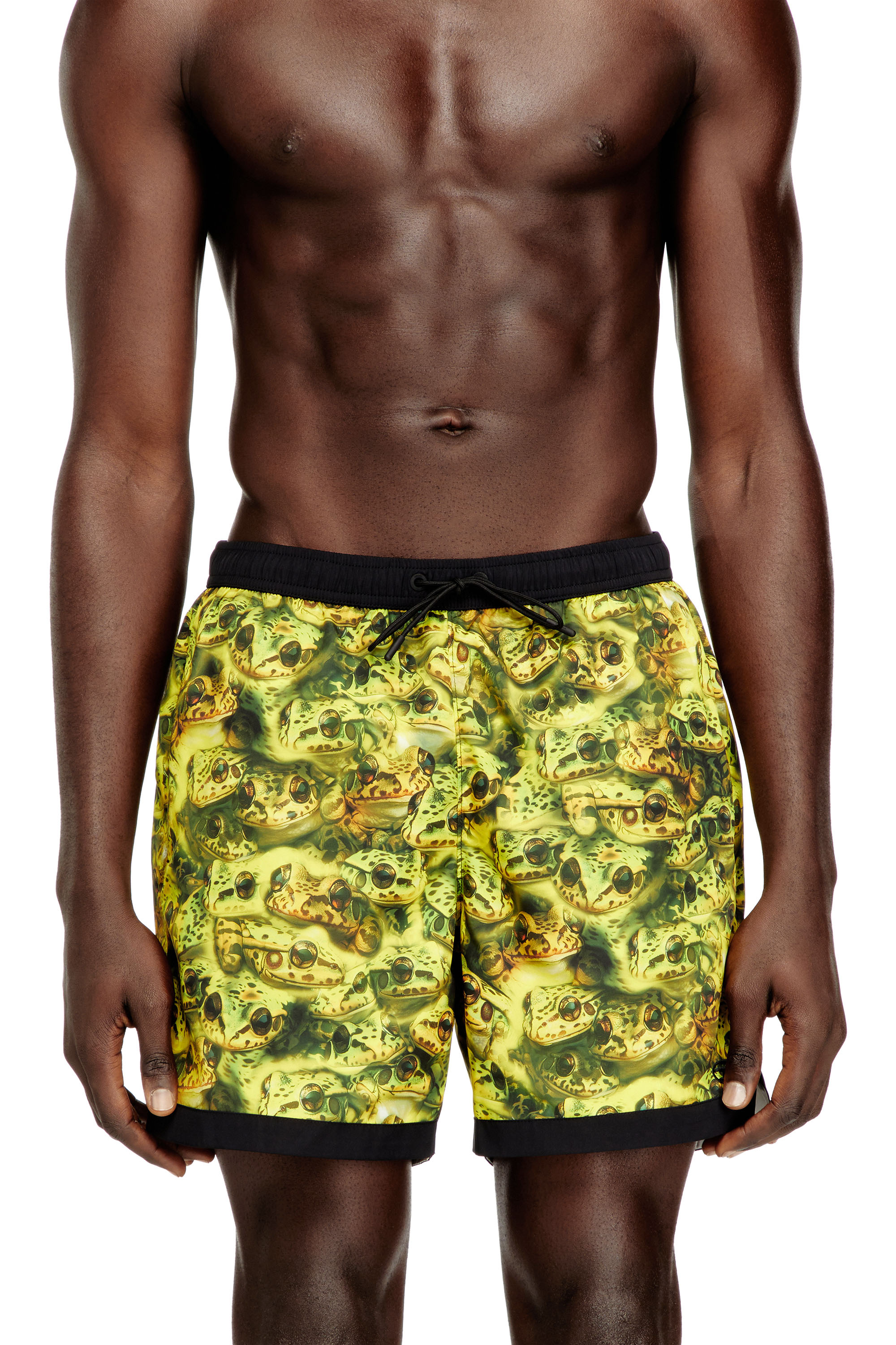 Diesel - SOCCER-41-D-POP-C, Herren Badeanzug im Boxershorts-Stil mit Allover-Print in null - 2