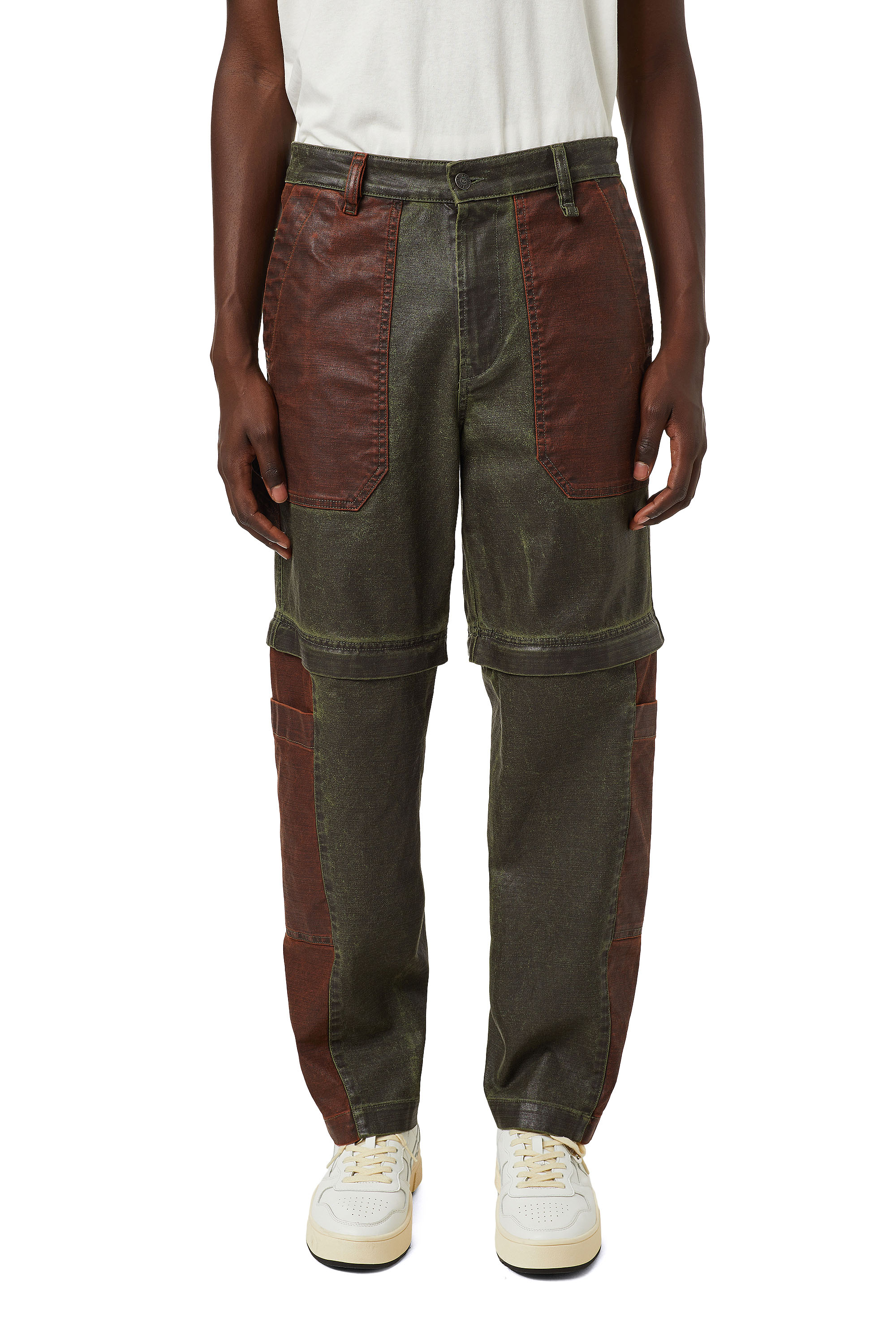 D-Multy 0KDAQ, Vert/Marron - Jeans
