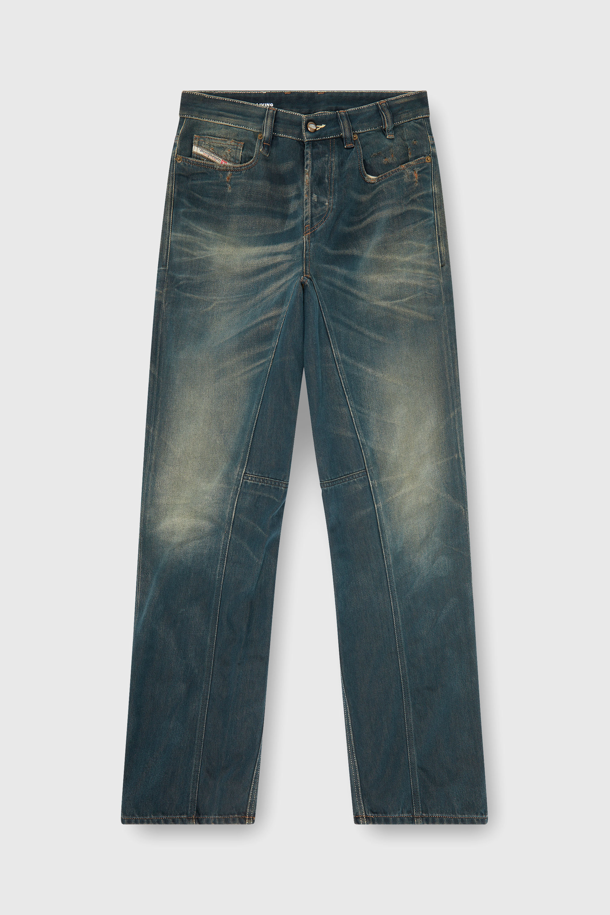 Diesel - Herren Relaxed Jeans 2001 D-Macro 09P85, Dunkelblau - 2