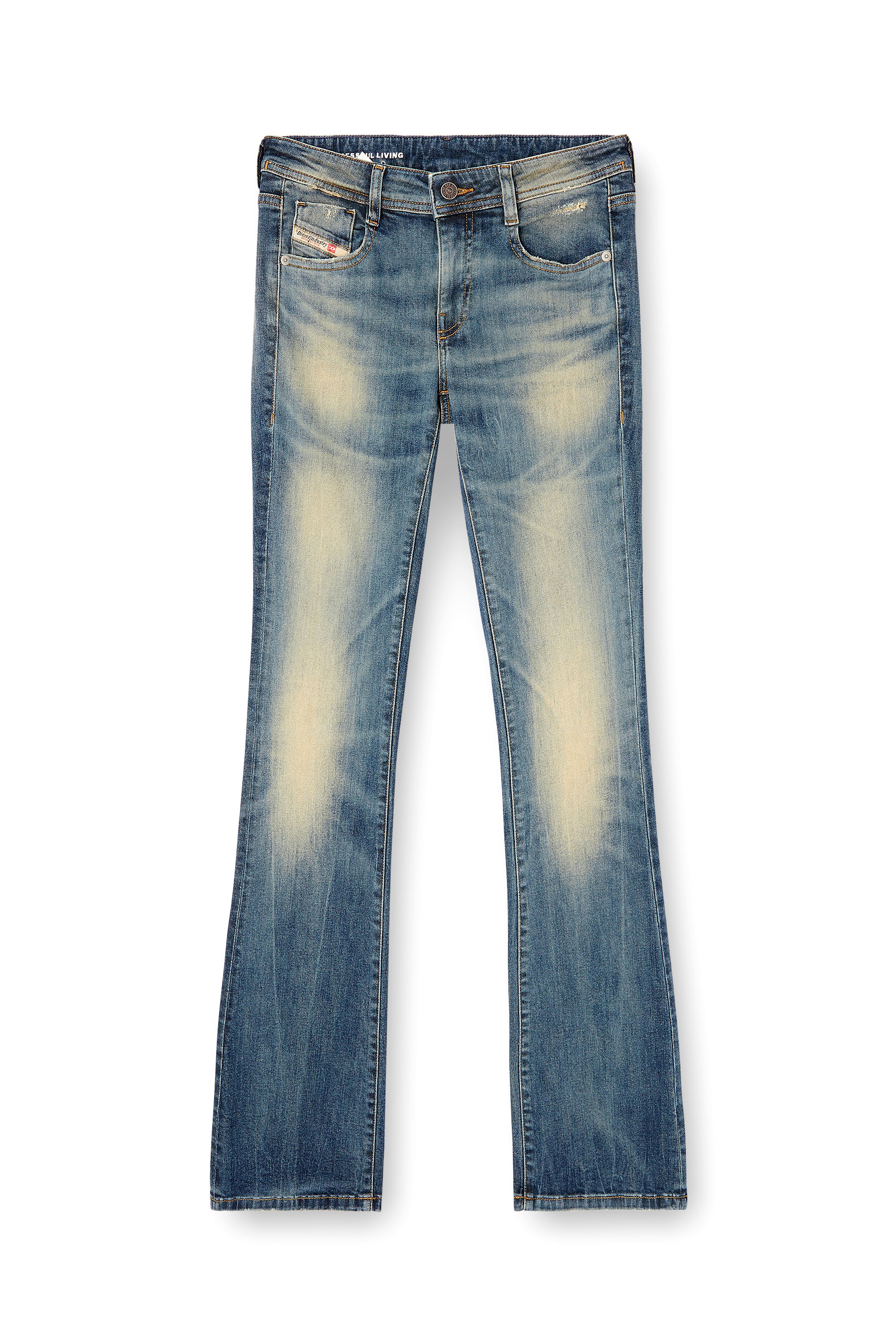 Bootcut Jeans 1969 D-Ebbey 0ADBP, Mittelblau