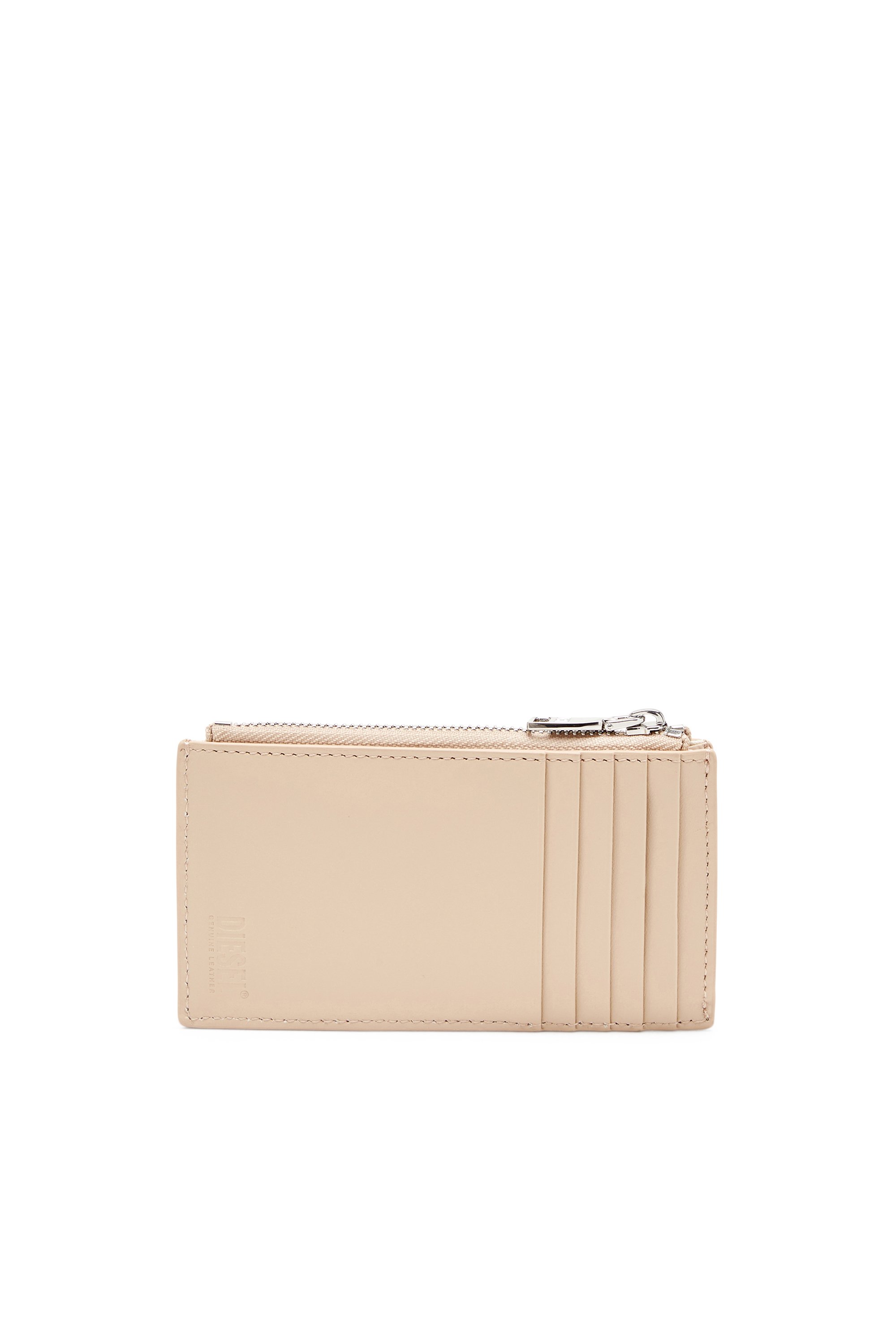 Diesel - 1DR CARD HOLDER III, Portacarte piatto in nappa Donna in Beige - 2