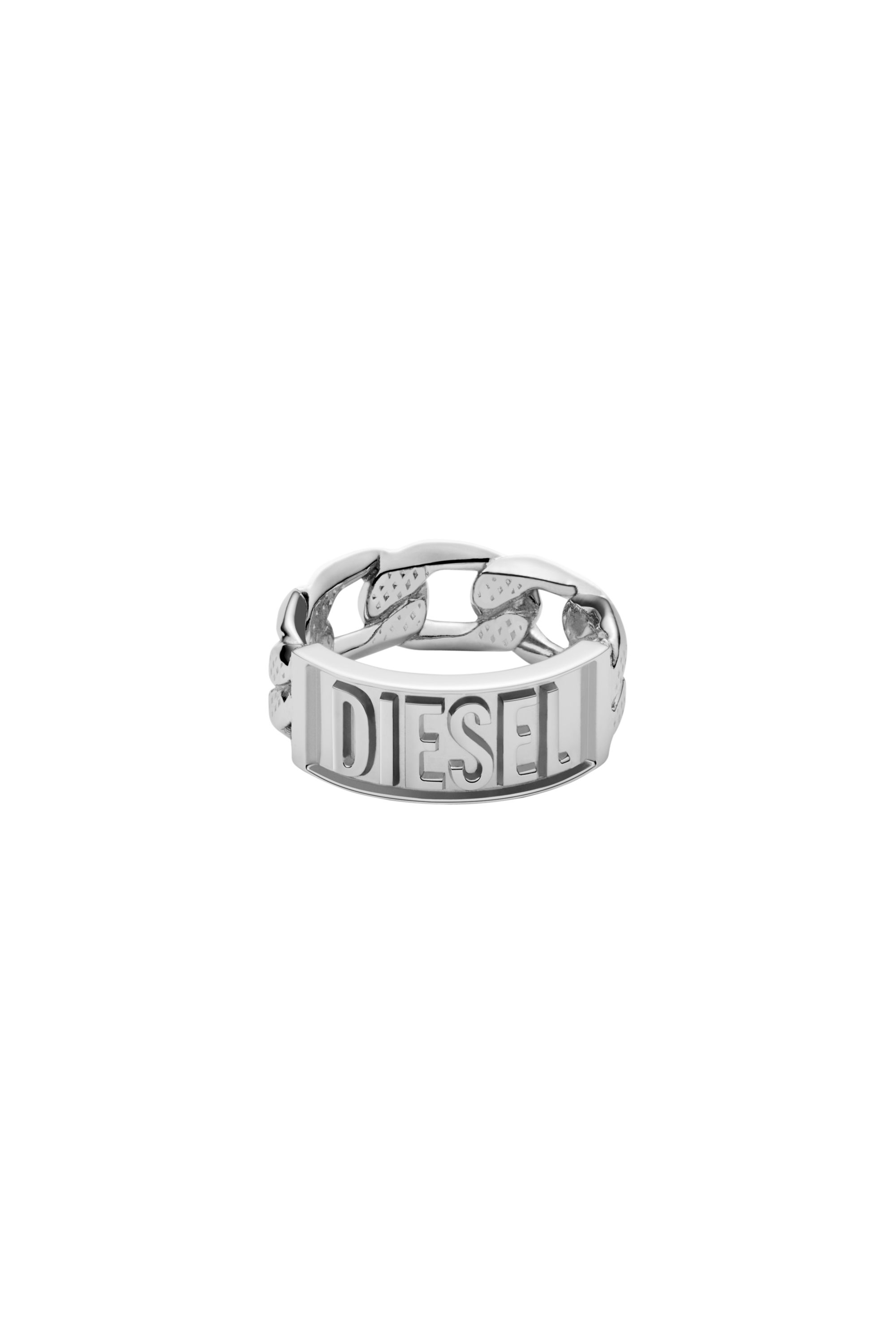 Diesel - DX1347, Bague en acier  inoxydable Homme in Gris argenté - 2