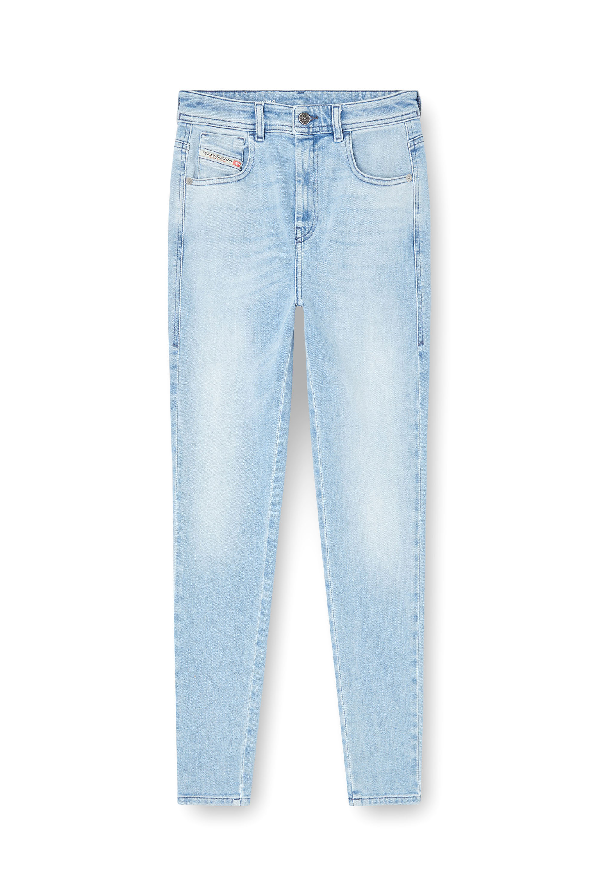 Diesel - Skinny Jeans 1984 Slandy-High 09M05 Femme, Bleu Clair - Image 3