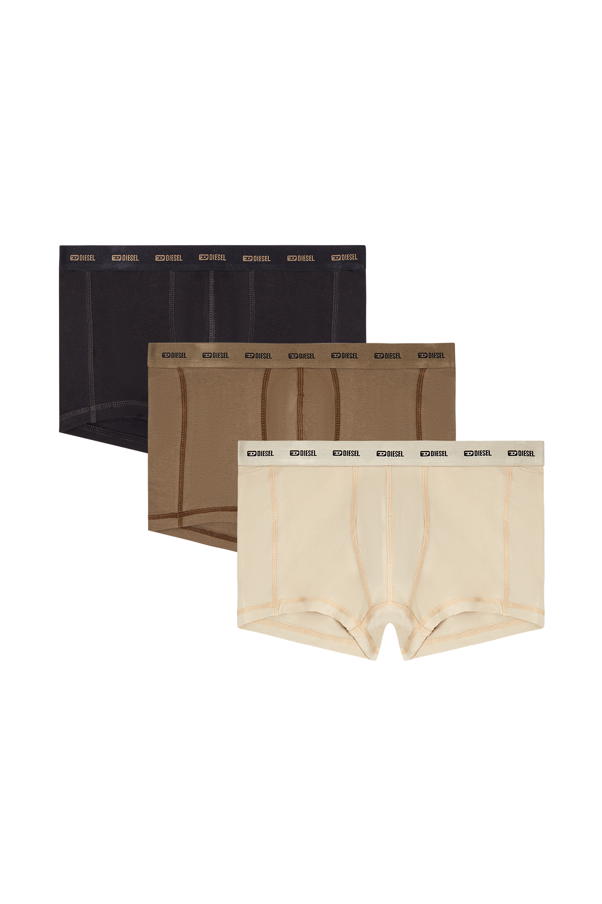 Diesel - DAMIEN-UTLT-3PACK, Set da tre paia di boxer Uomo in Marrone - 1